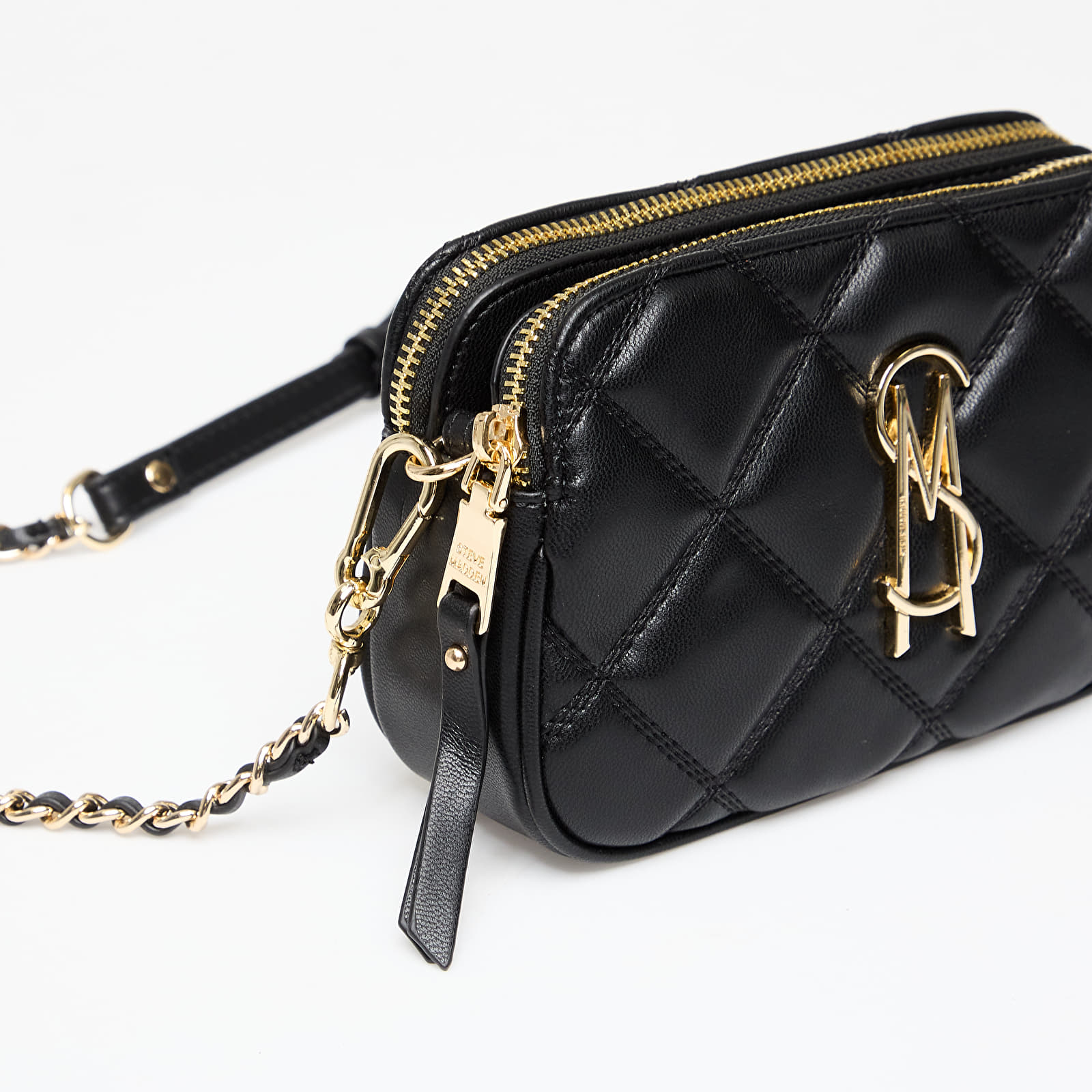 Genți de mână Steve Madden Bmarvis Black/ Gold