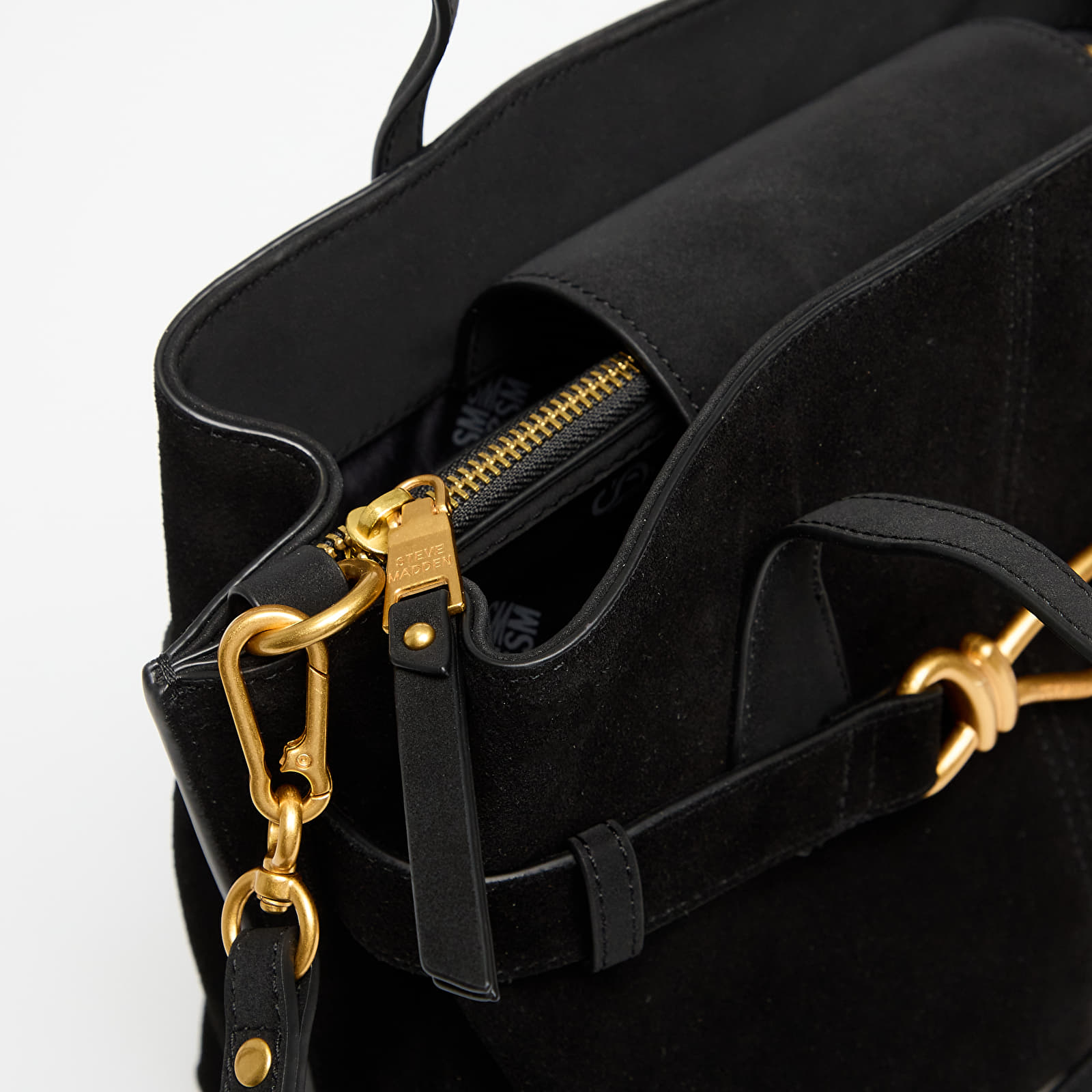 Bolsos de hombre Steve Madden Bsookie Black /  Gold