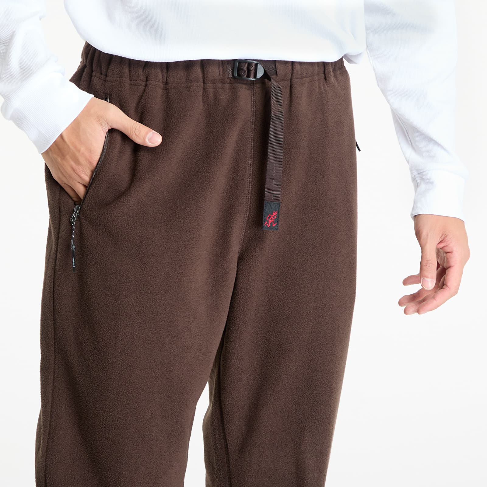 Мъжки спортни панталони Gramicci Thermal Fleece Pant UNISEX Tobacco