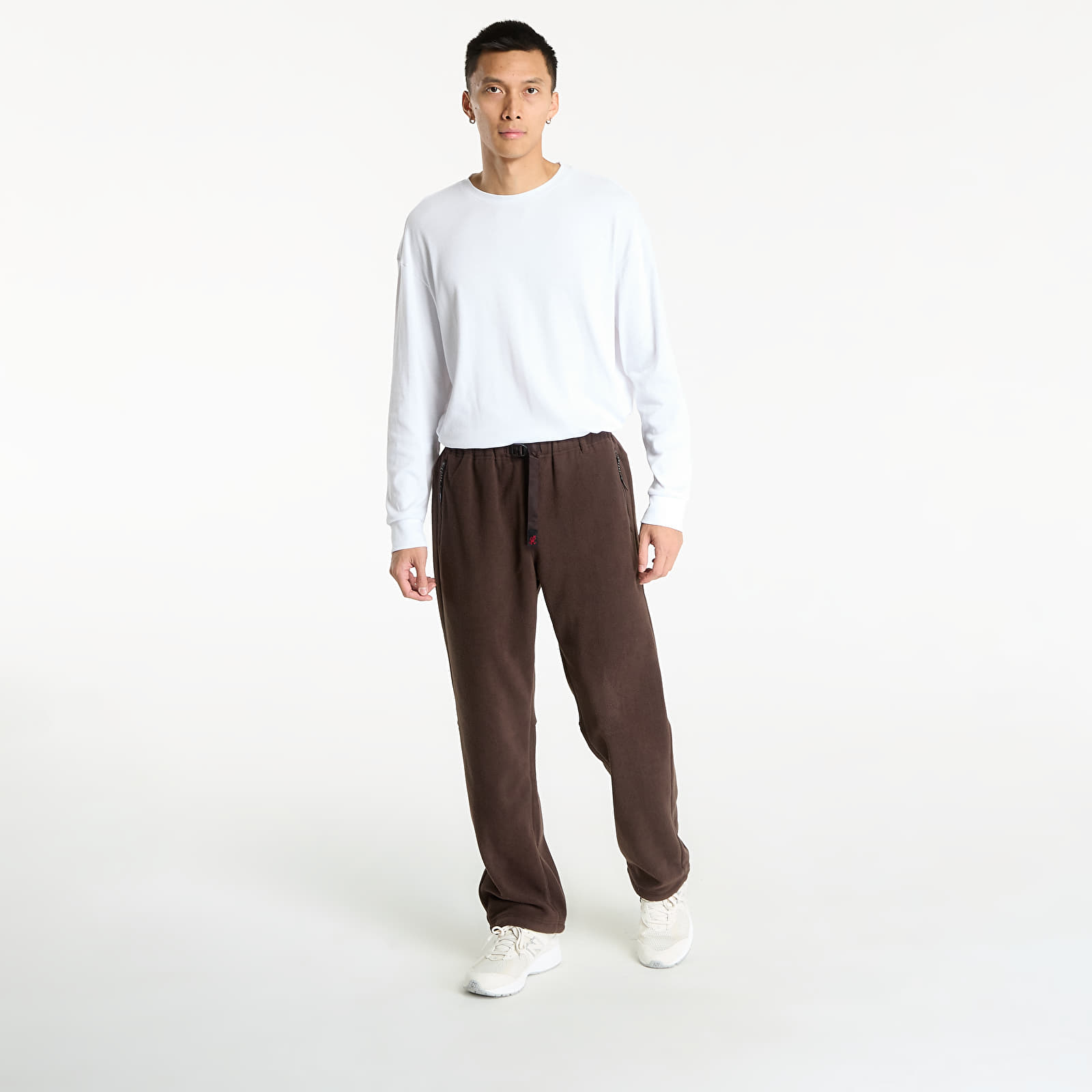 Мъжки спортни панталони Gramicci Thermal Fleece Pant UNISEX Tobacco
