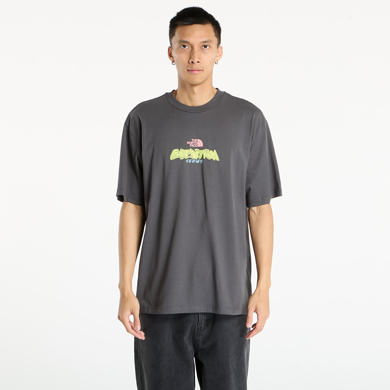 T-shirt The North Face U Expedition Celebration Oversized S/S Tee UNISEX Anthracite Grey L