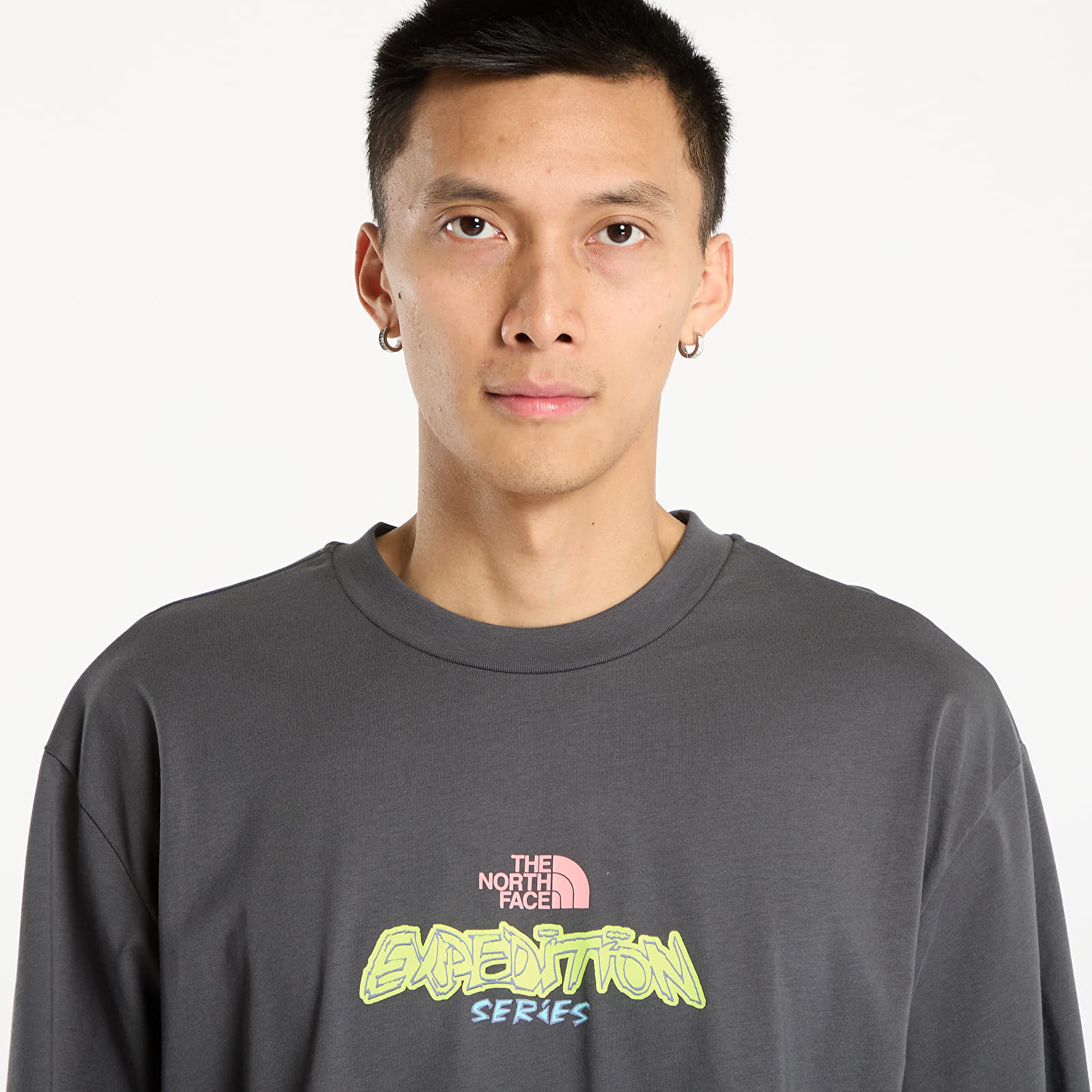 Мъжки тениски The North Face U Expedition Celebration Oversized S/S Tee UNISEX Anthracite Grey