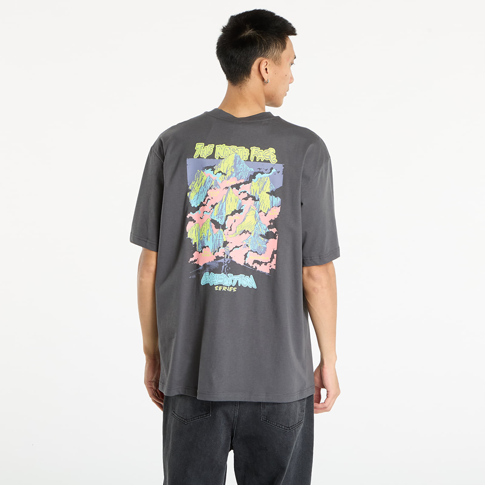 T-shirt The North Face U Expedition Celebration Oversized S/S Tee UNISEX Anthracite Grey M