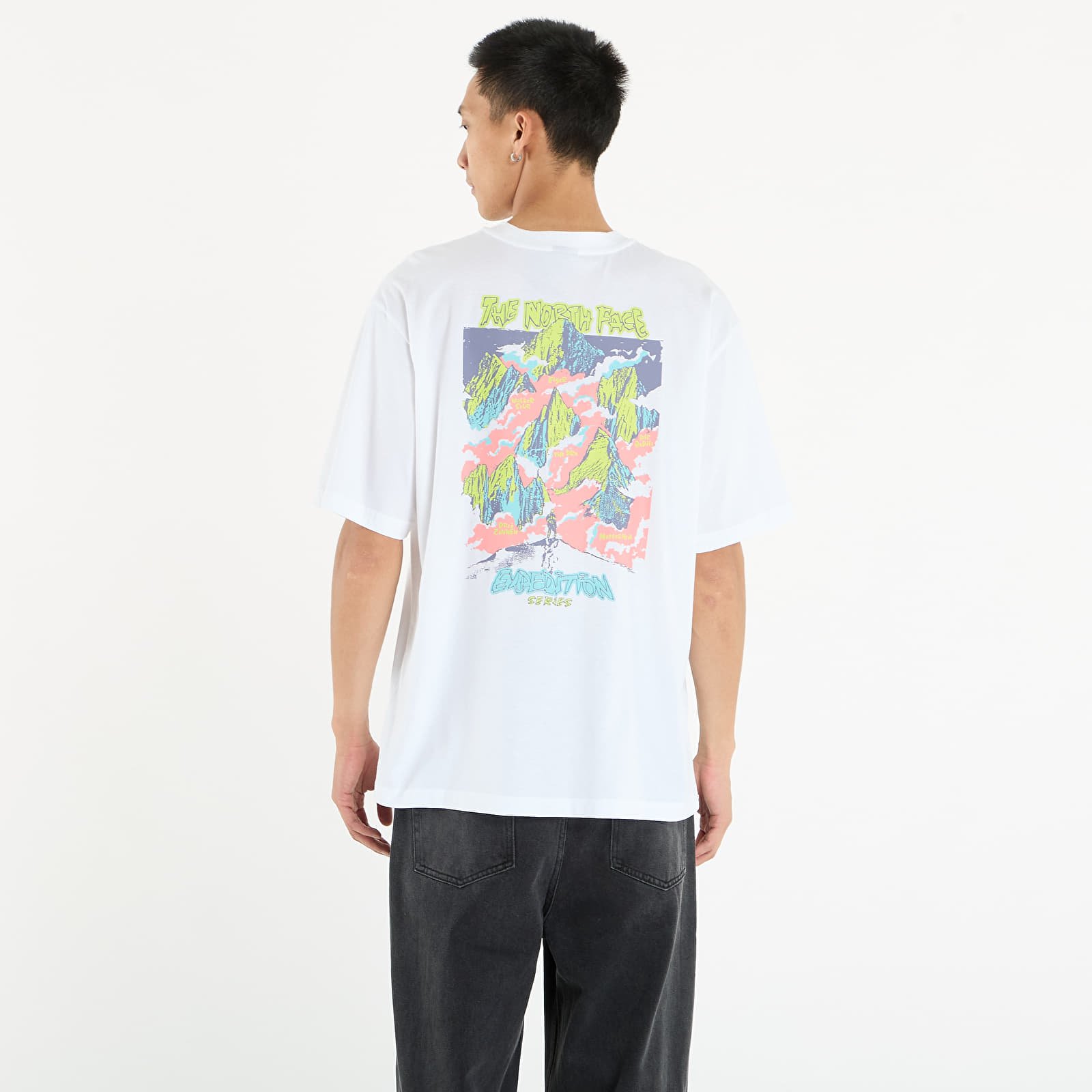 Мъжки тениски The North Face U Expedition Celebration Oversized S/S Tee UNISEX TNF White