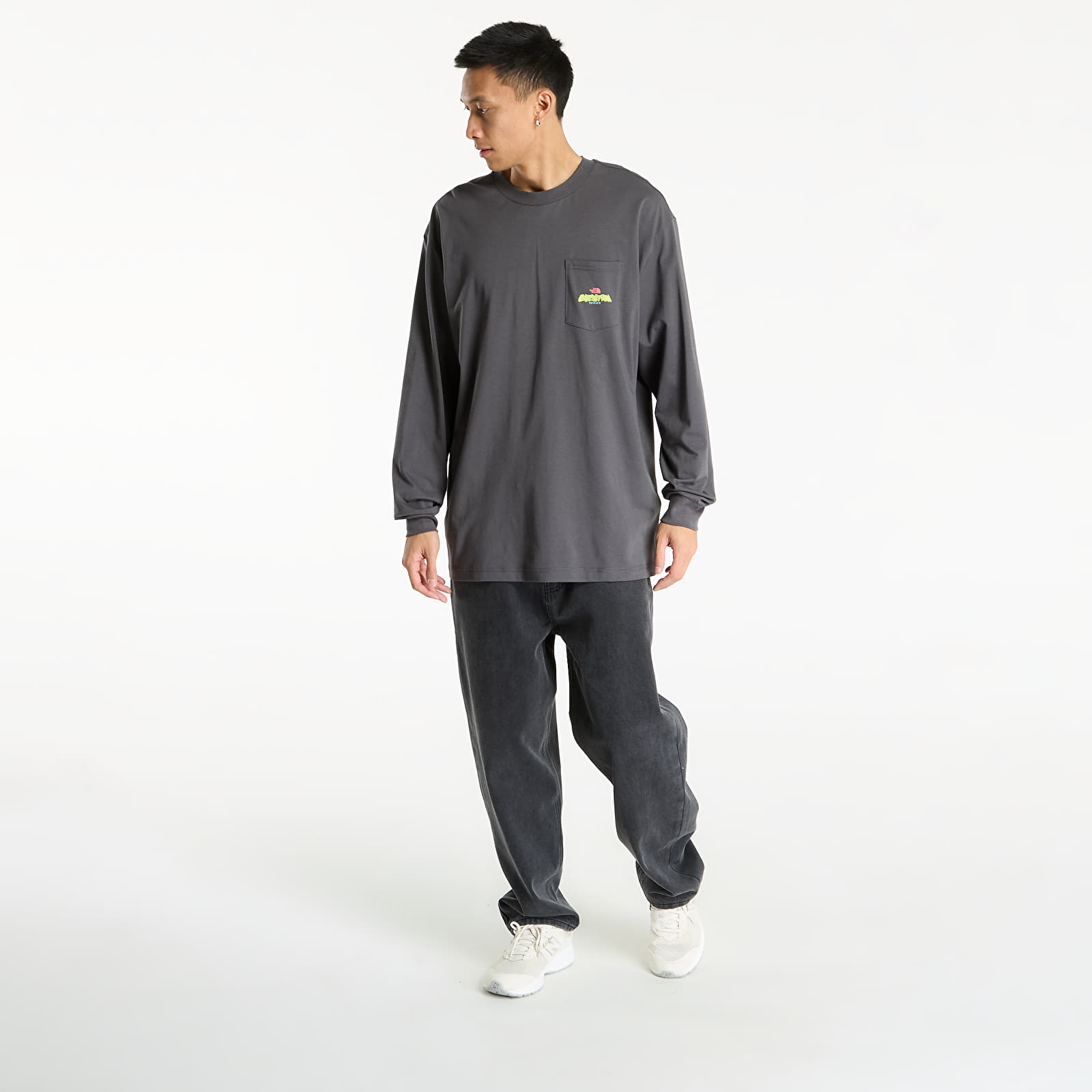 Мъжки тениски The North Face U Expedition Celebration Oversized L/S Tee UNISEX Anthracite Grey