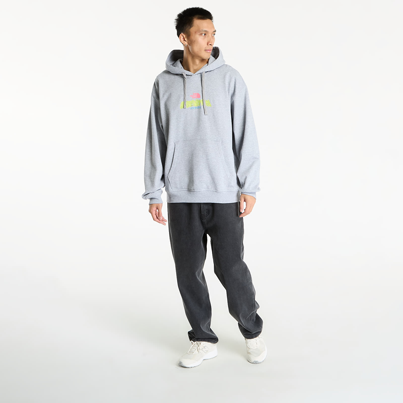 Мъжки суичъри The North Face U Expedition Celebration Oversized Hoodie UNISEX Light Grey Heather