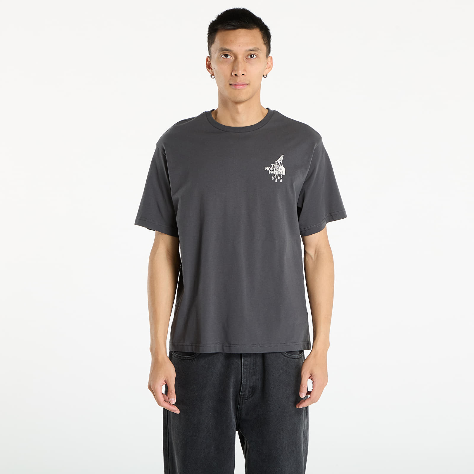 T-shirt The North Face U Powder Days Relaxed S/S Tee Graphic UNISEX Asphalt Grey S