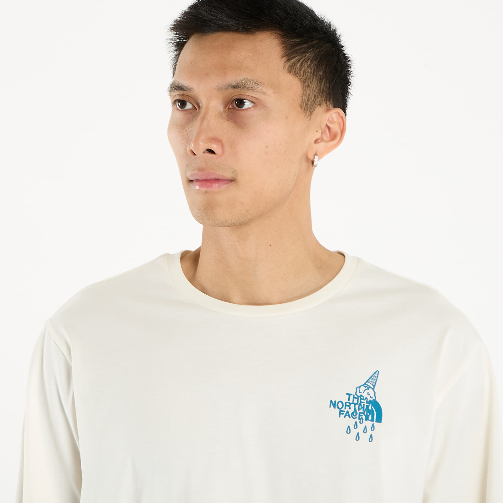 Мъжки тениски The North Face U Powder Days Relaxed S/S Tee Graphic UNISEX White Dune