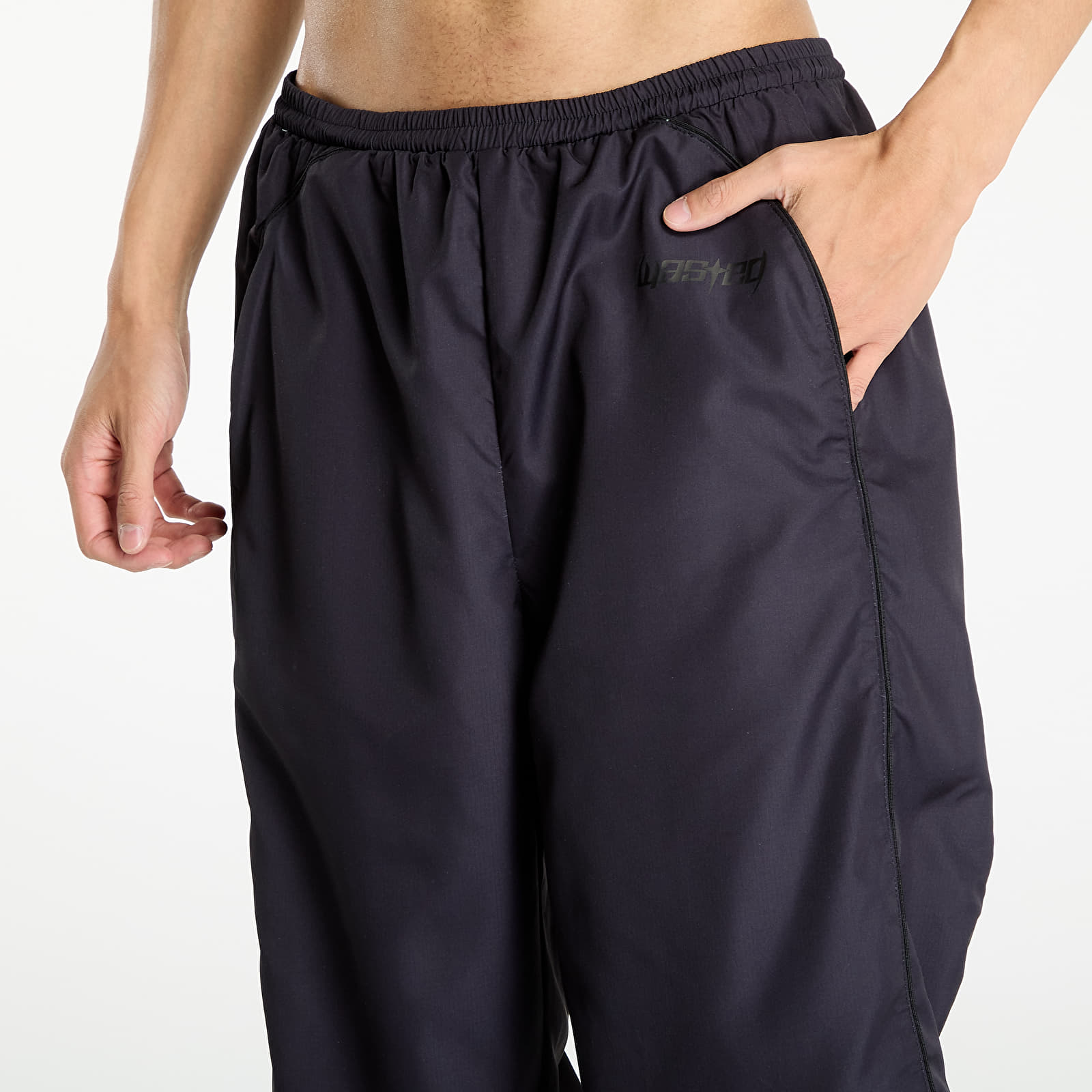 Pantaloni bărbați Wasted Paris M Spine Track Pant Black