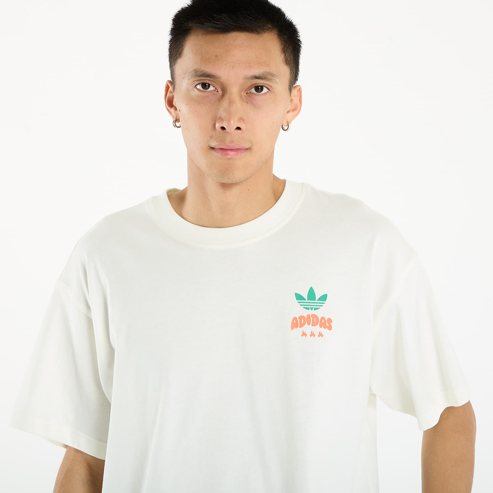 Tricouri bărbați adidas Jalapeno Graphic T-Shirt Off White