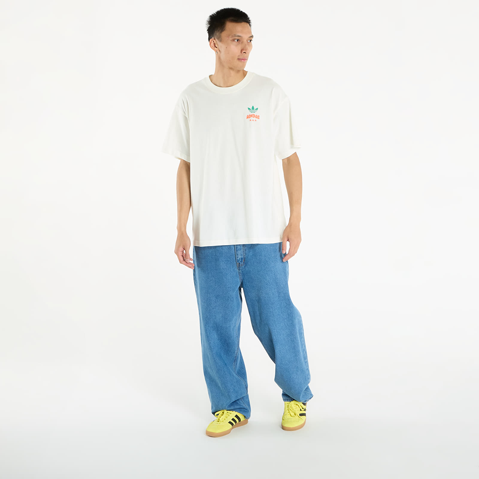 Tricouri bărbați adidas Jalapeno Graphic T-Shirt Off White