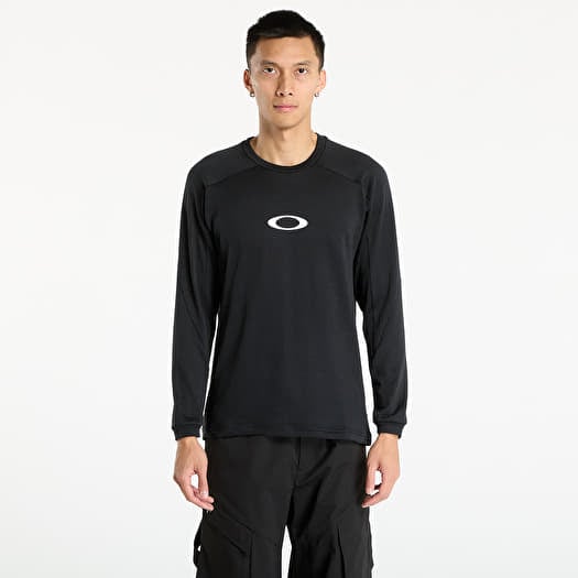 Mikina OAKLEY Enhance Light Grid L/S Crew 5.7 Blackout