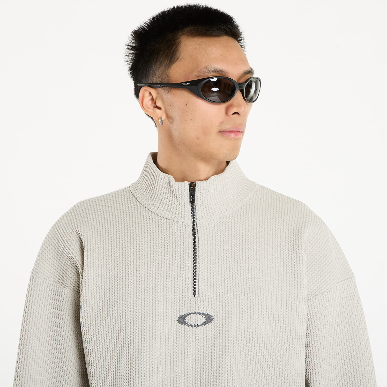 Sweats à capuche homme OAKLEY New Retro Sweater 1.0 Mist