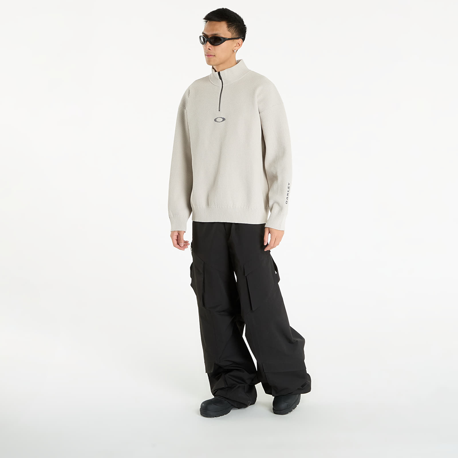 Sweats à capuche homme OAKLEY New Retro Sweater 1.0 Mist