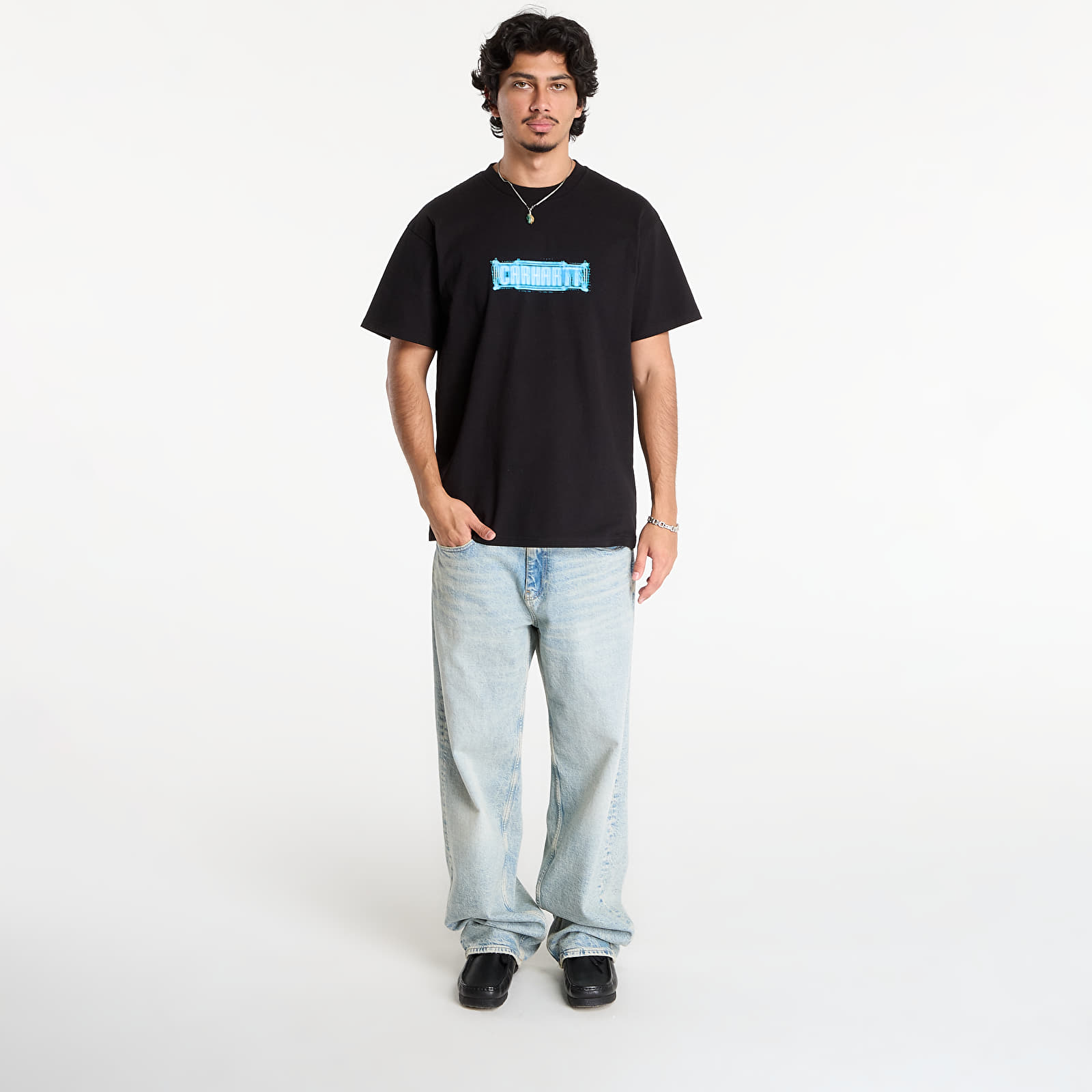 T-shirts homme Carhartt WIP S/S Electric Boogie T-Shirt UNISEX Black