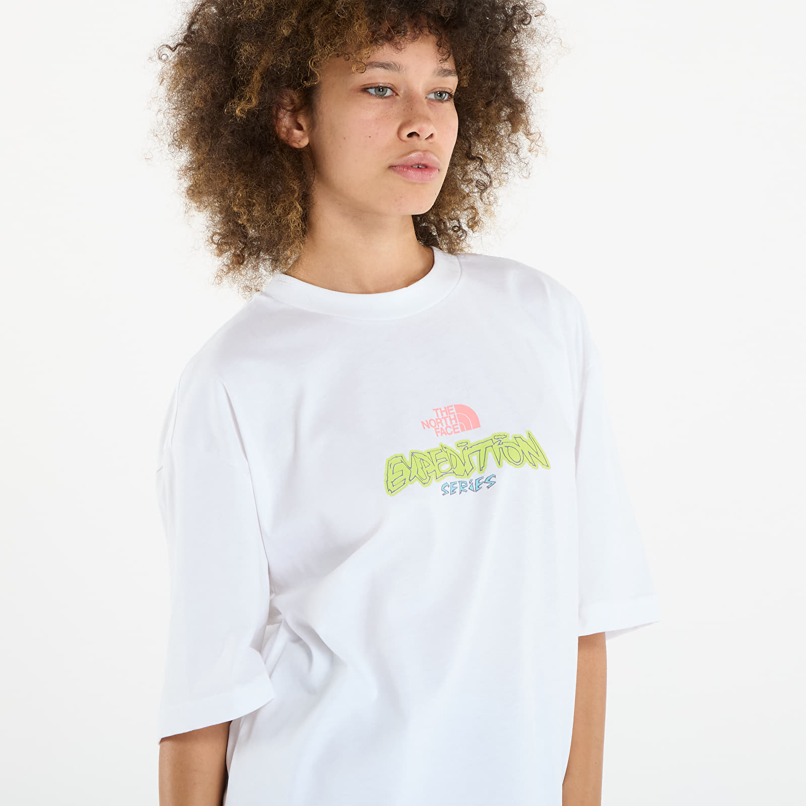 Férfi pólok The North Face U Expedition Celebration Oversized S/S Tee UNISEX TNF White