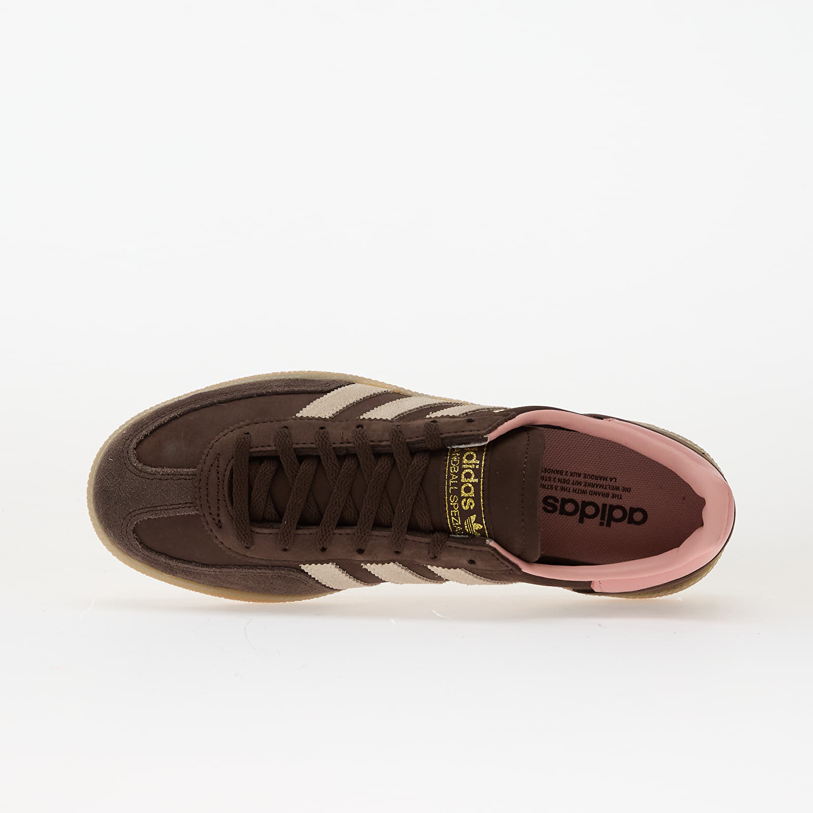 Dámské tenisky a boty adidas Handball Spezial W Dark Brown/ Aluminium/ Wonder Mauve