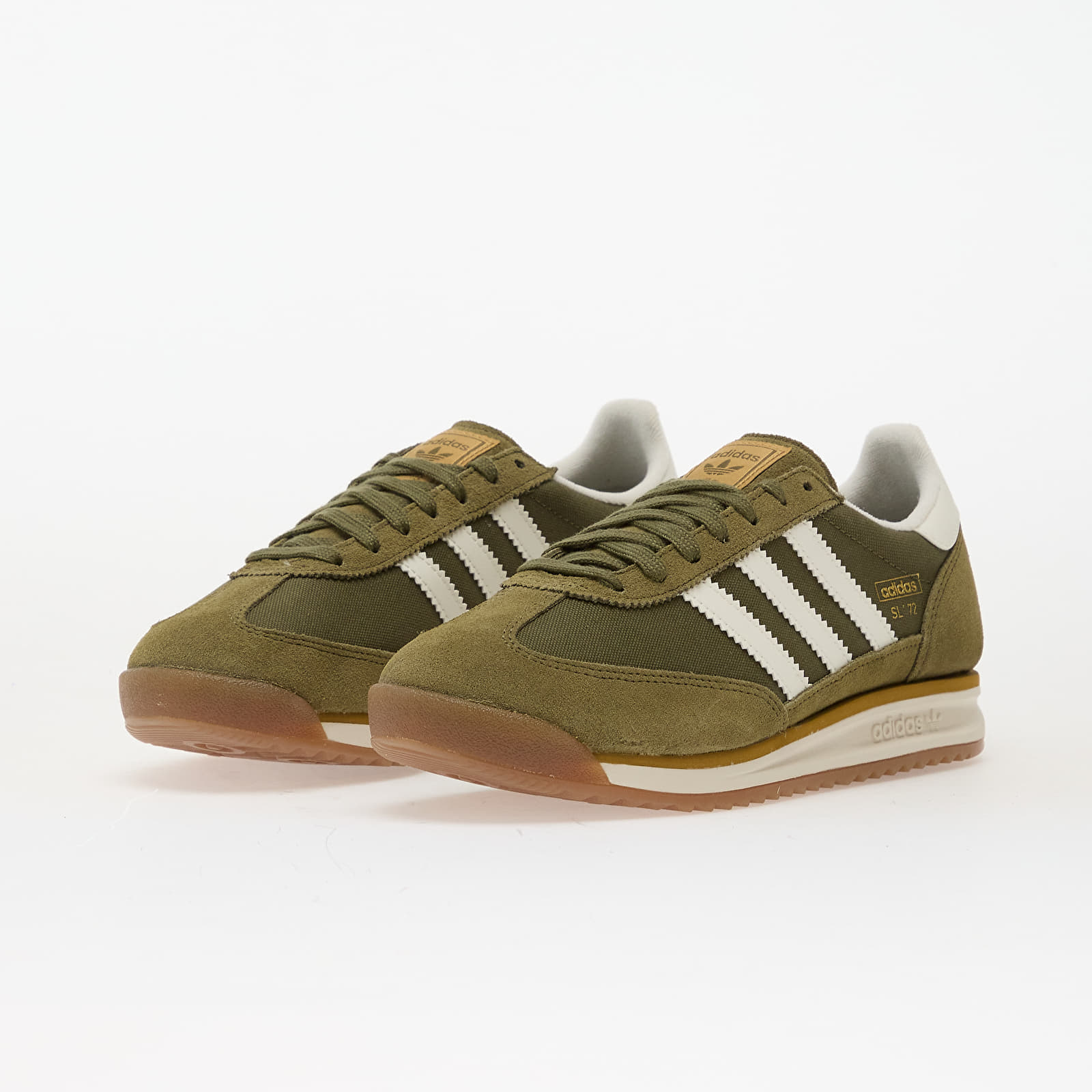 Chaussures et baskets homme adidas SL 72 Rs Focus Olive/ Off White/ Gold Beige