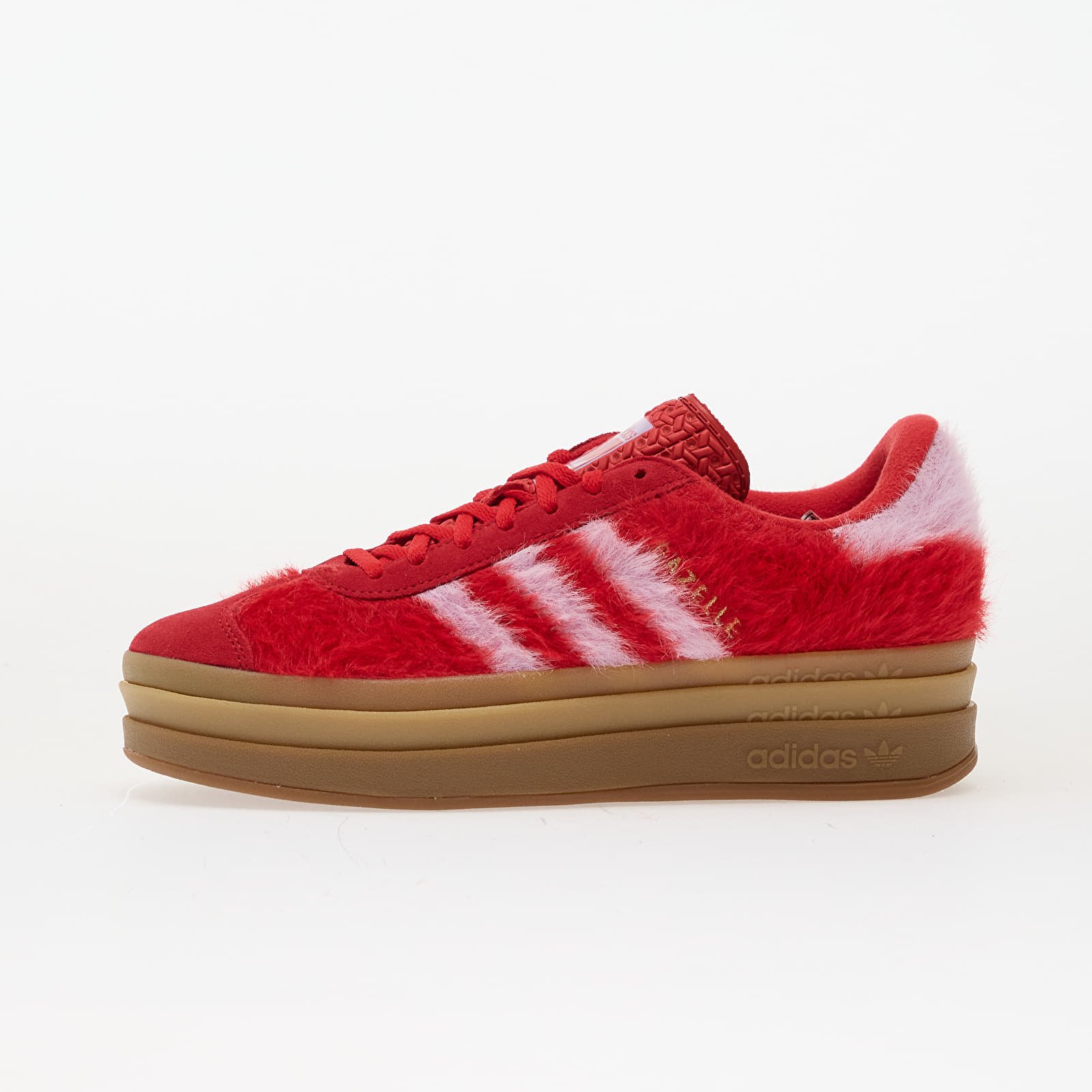 Dámské tenisky a boty adidas Gazelle Bold W Better Scarlet/ Bliss Lilac/ Gold Metallic