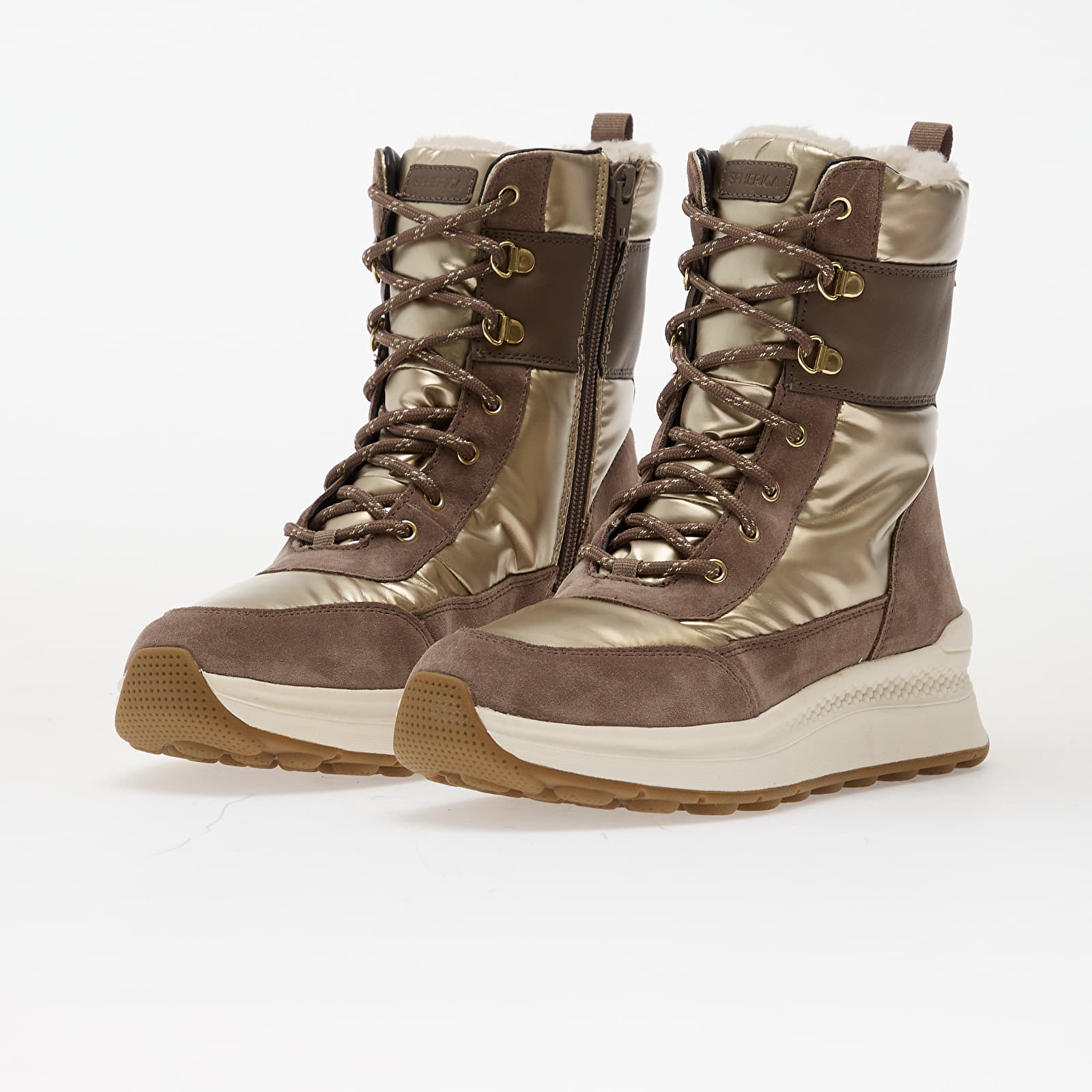 Dámské tenisky a boty Geox D Spherica Actif X2 B Abx A Lt Taupe/ Taupe
