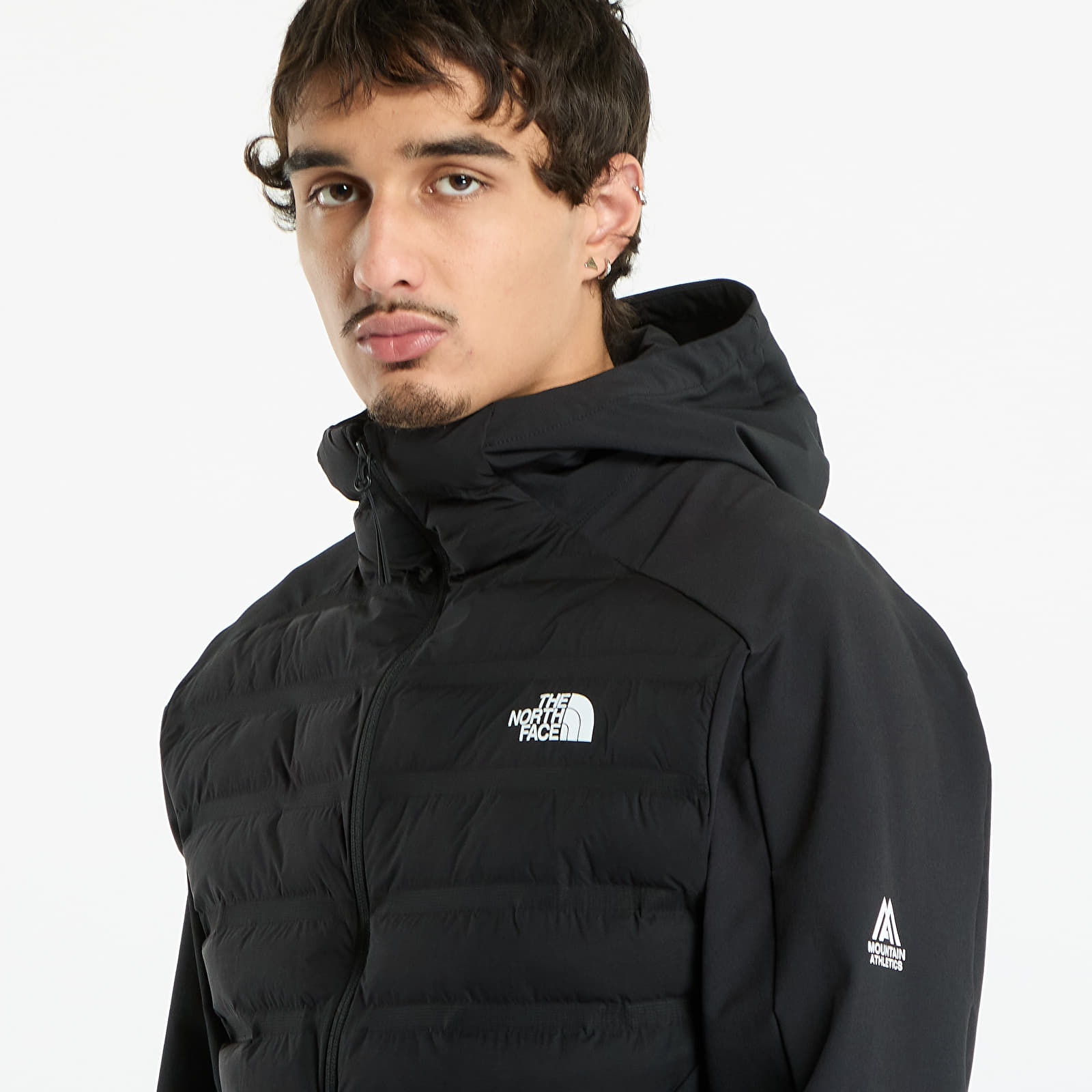Vestes pour hommes The North Face M Mountain Athletics Cari Hooded Jacket TNF Black