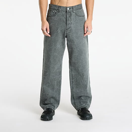 OBEY Classic Wrinkle Baggy Denim Black Wrinkle Wash