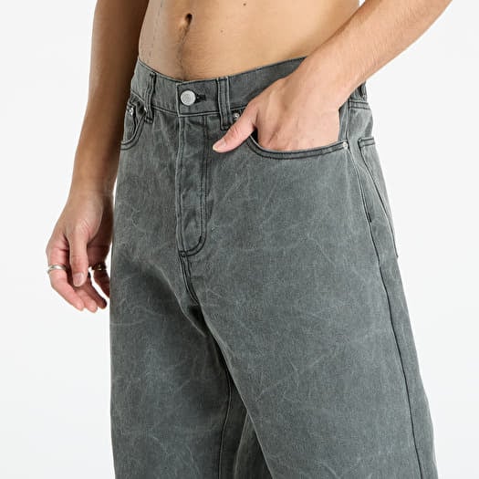 OBEY Classic Wrinkle Baggy Denim Black Wrinkle Wash | Queens