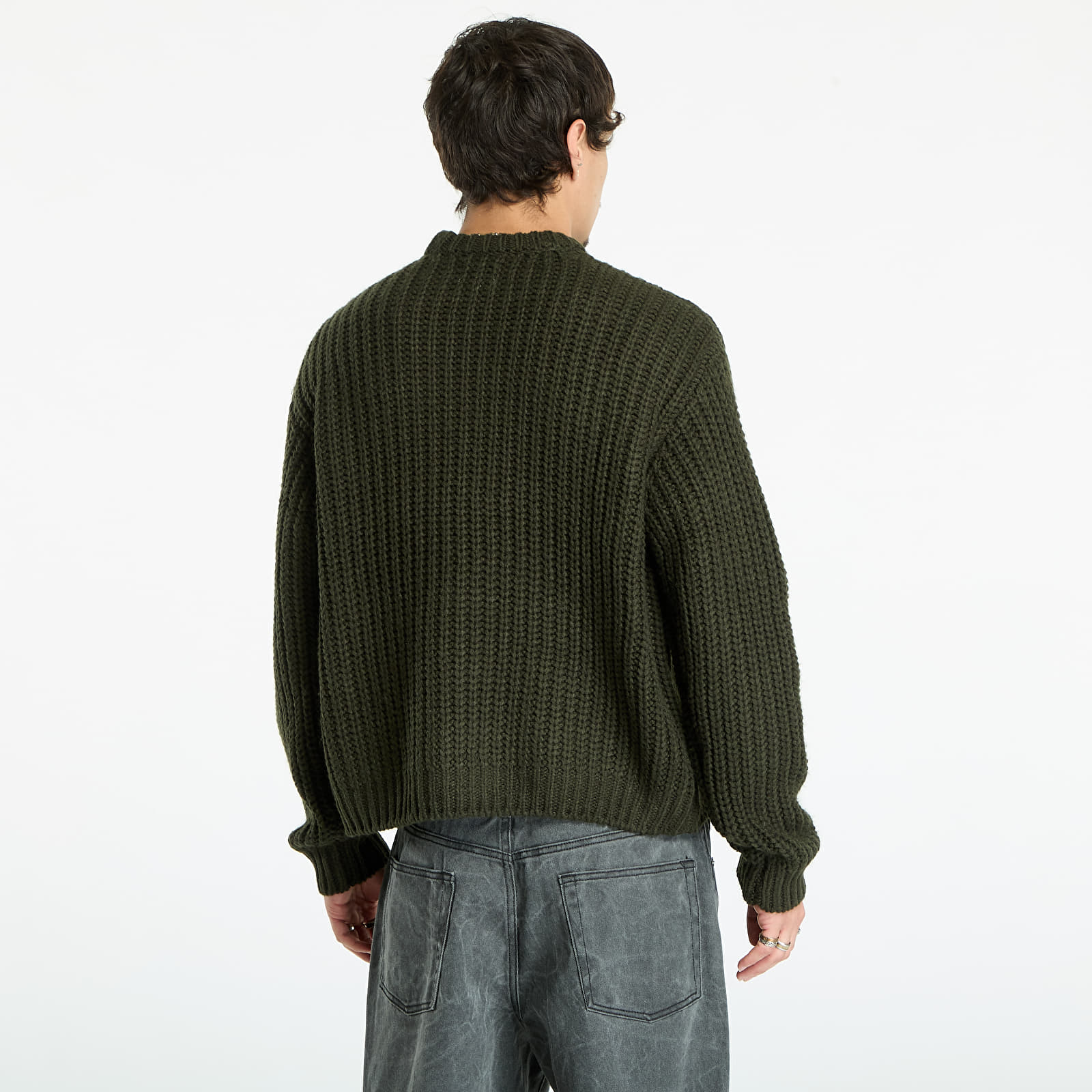 Hanorace pentru bărbați OBEY Bold Chunky Sweater Rosin