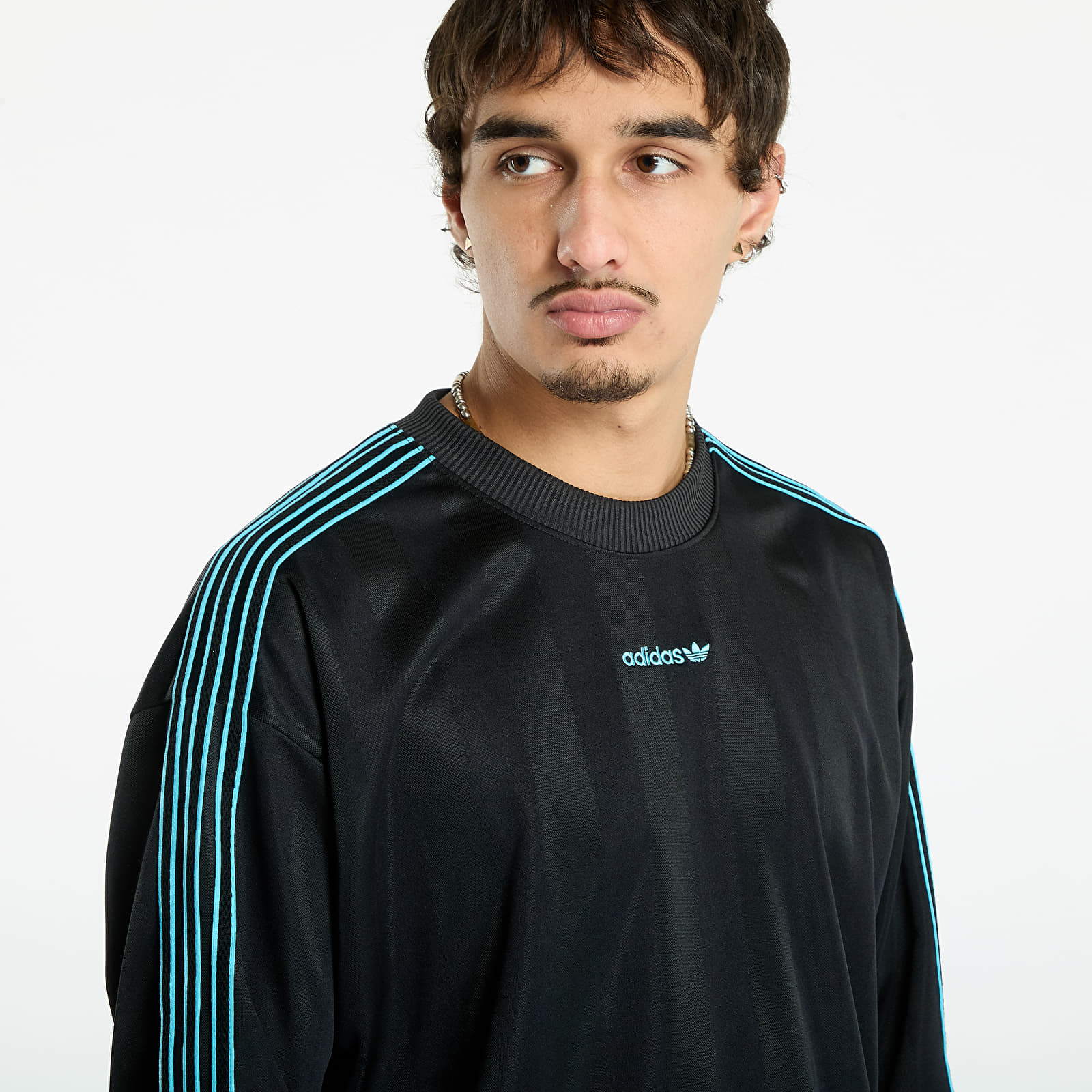 Trikots für Männer adidas Long Sleeve Jersey Black