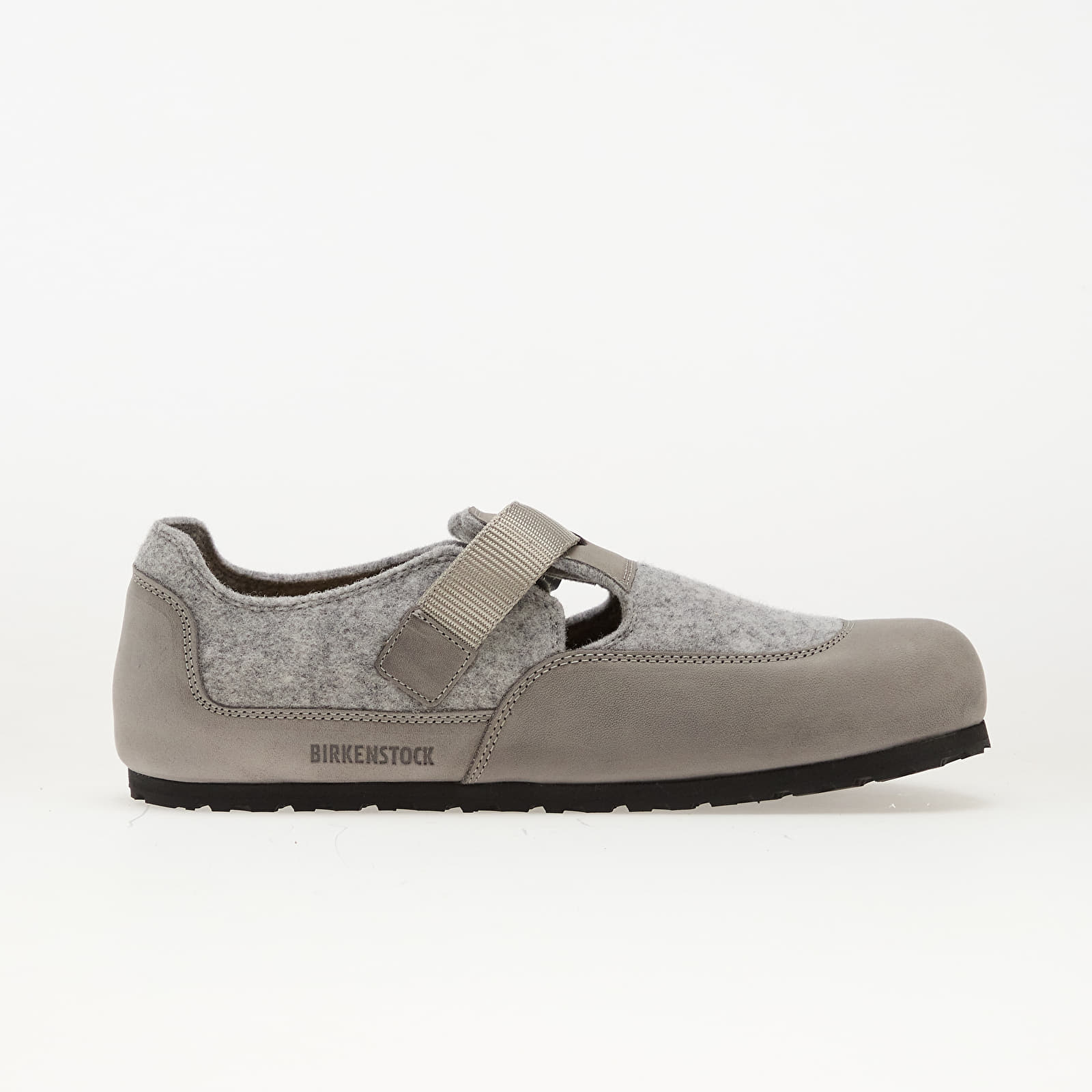 Чоловіче взуття Birkenstock London Nova Felt Leather/ Textile/ Felt Stone Coin