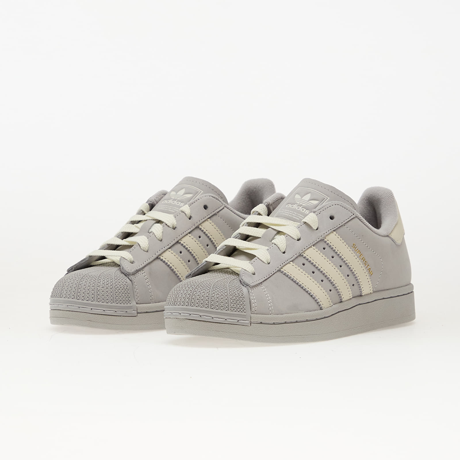 Sneakers und Schuhe für Frauen adidas Superstar II W Grey Three/ Off White/ Grey Three