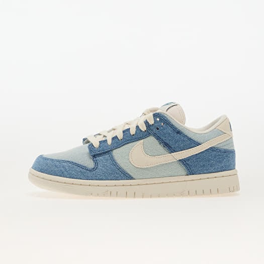 Nike Wmns Dunk Low Smokey Blue/ Pale Ivory-Denim Turq-Ochre-Barely Volt