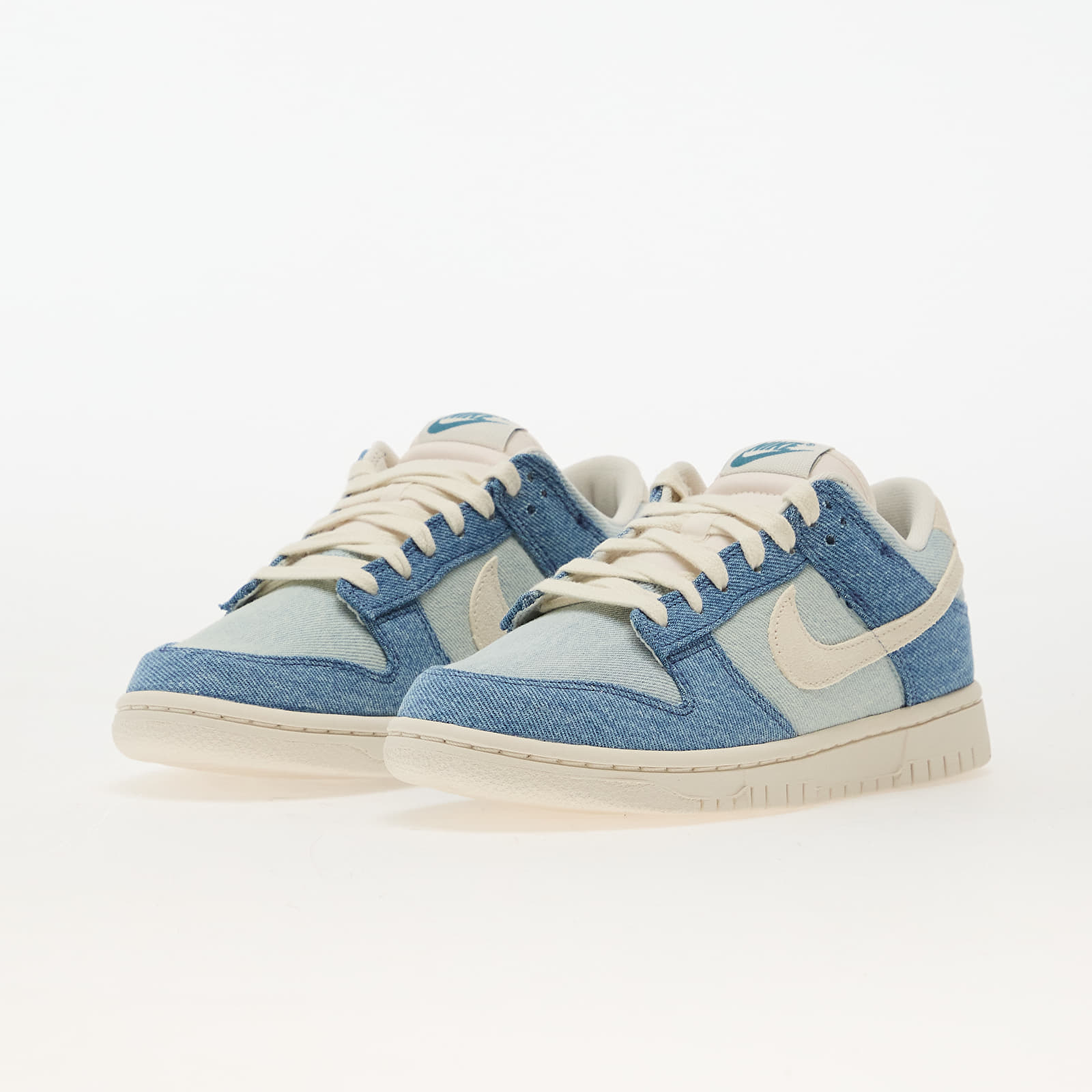 Sneakers und Schuhe für Frauen Nike Wmns Dunk Low Smokey Blue/ Pale Ivory-Denim Turq-Ochre-Barely Volt