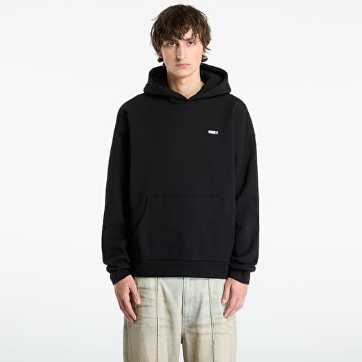 Sweatshirt OBEY Bold Star Extra Heavy Hood Black