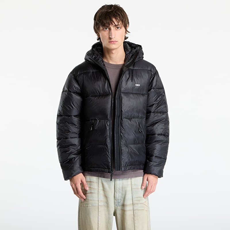 Jacke OBEY Stratus Puffer Jacket Black