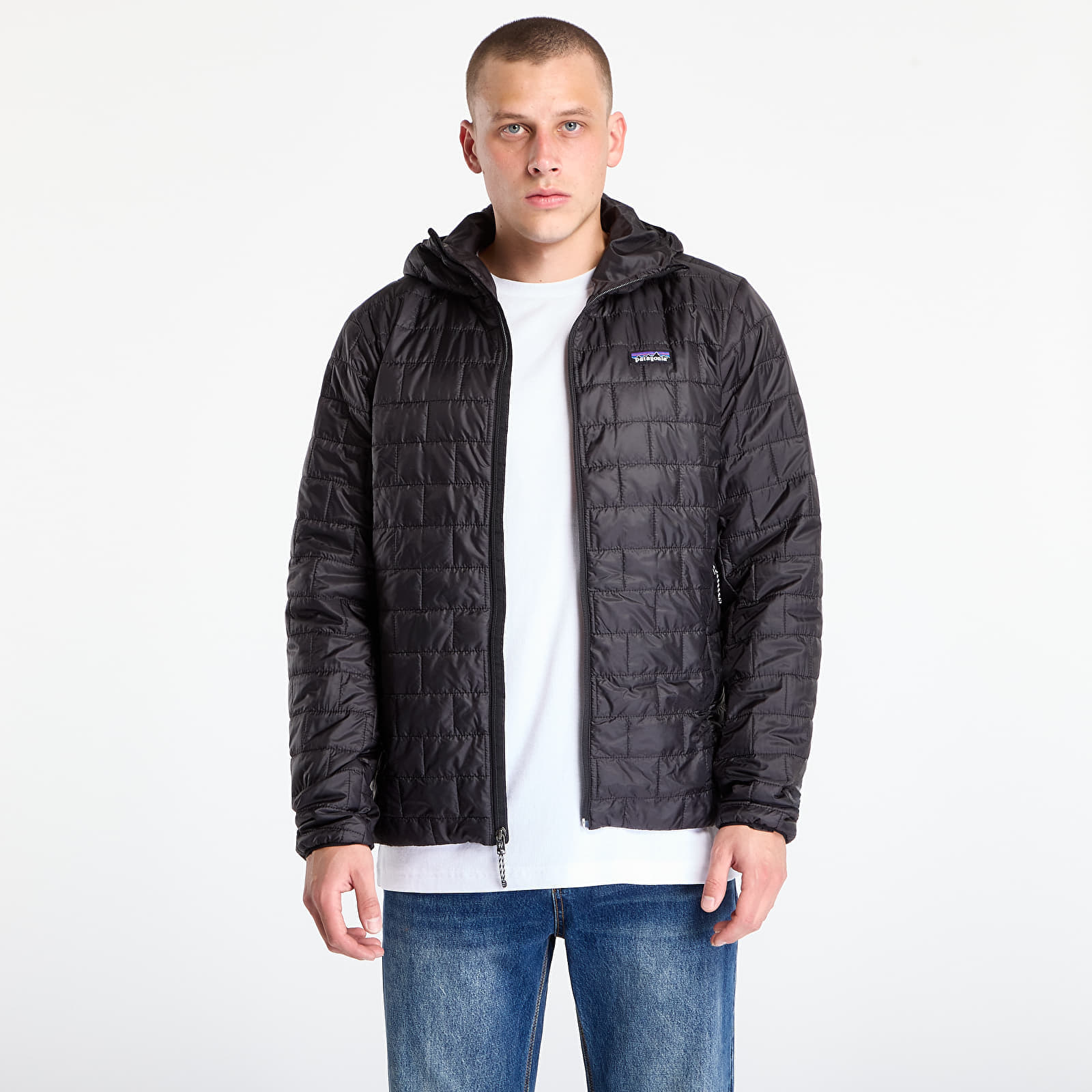 Jachetă Patagonia Ms Nano Puff Hoody Black L