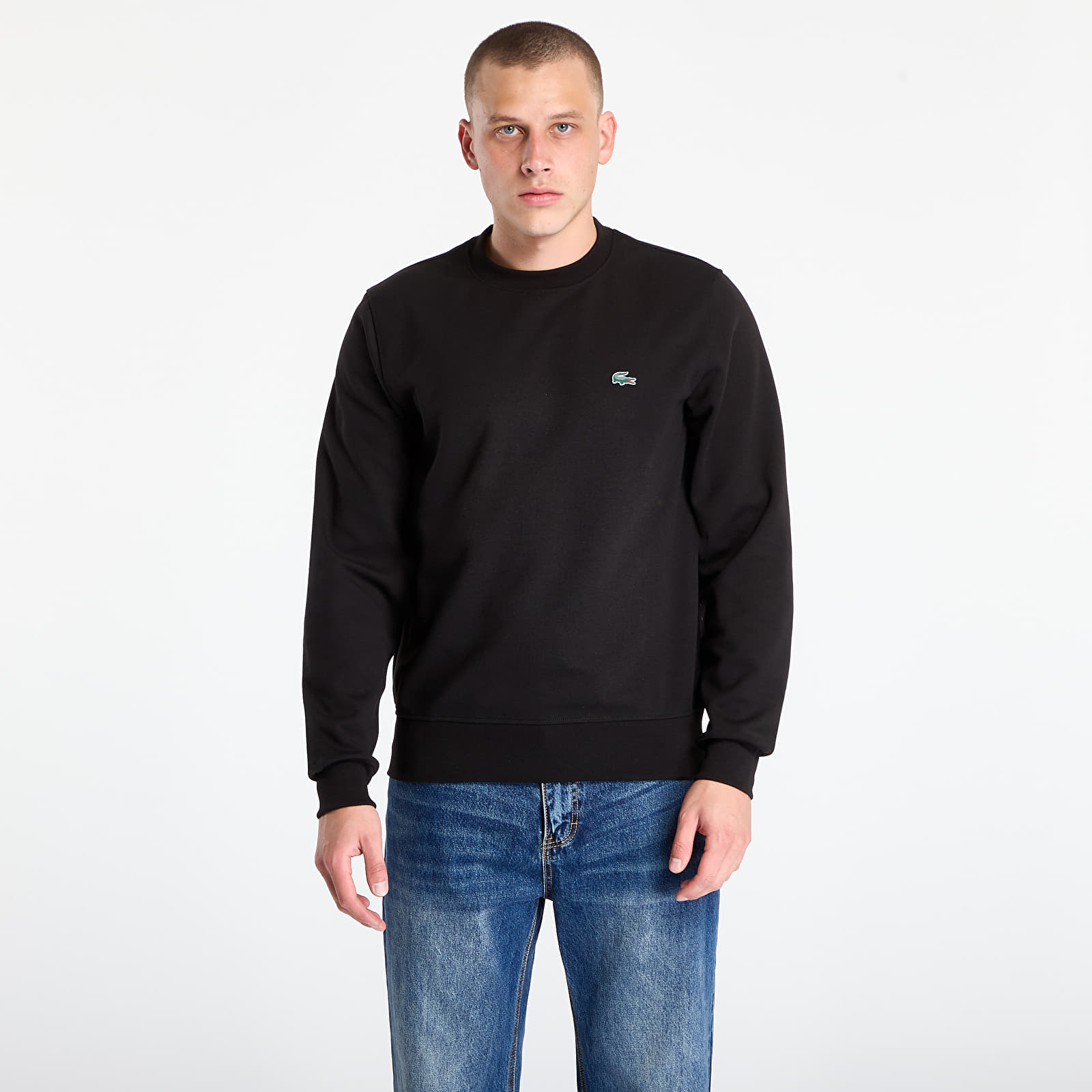 Sweatshirts LACOSTE Men's Sweatshirt Black