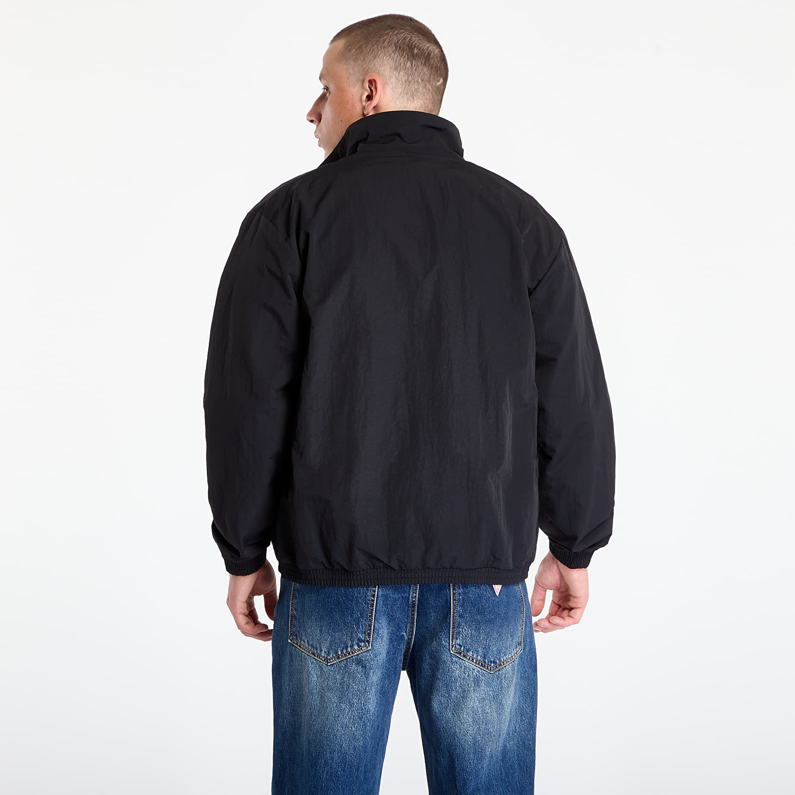 Jakne adidas Firebird Front Stripes Woven Track Top Black/ Stone Khaki/ Better Scarlet