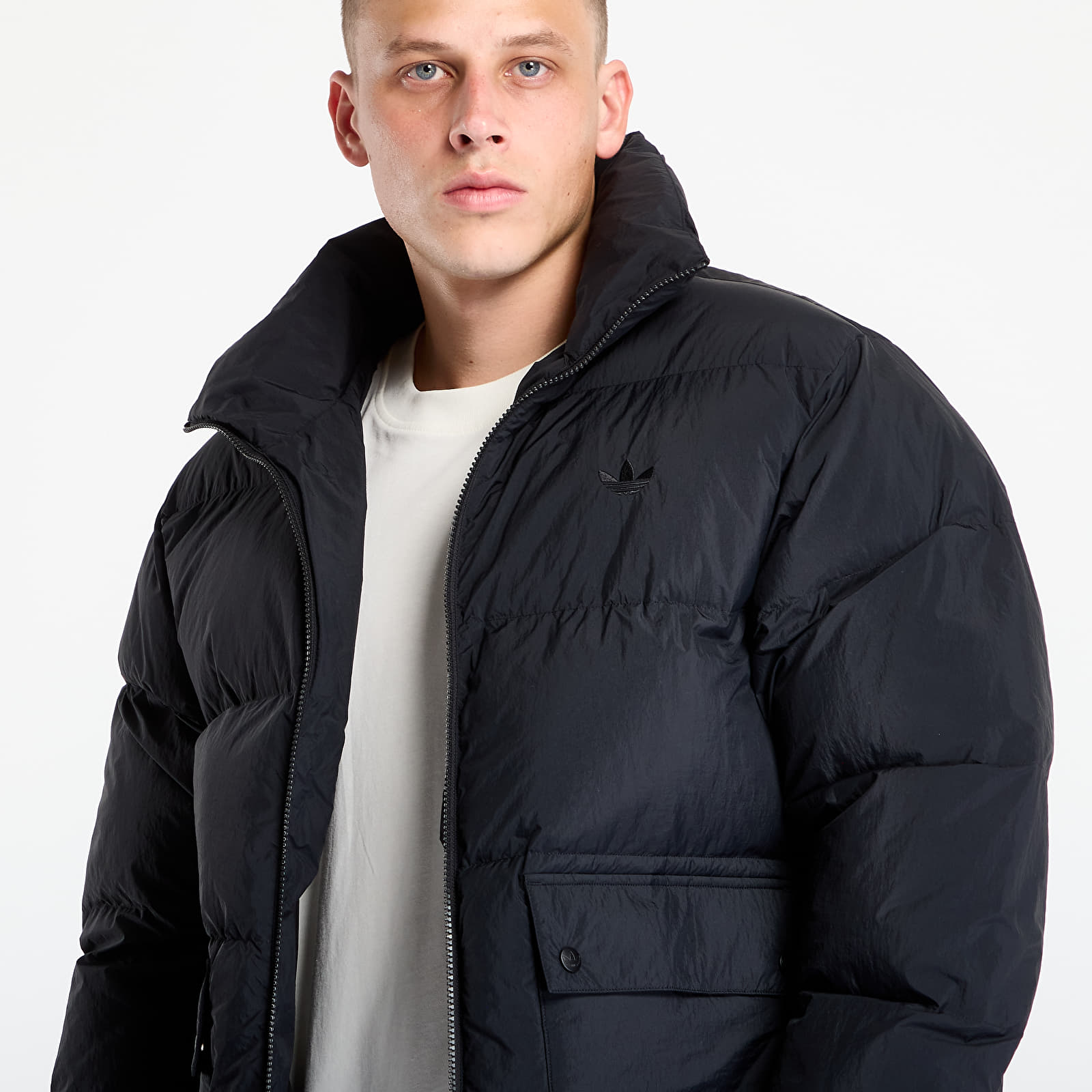 Pánské péřové bundy adidas Originals Synthetic Down Puffer Black