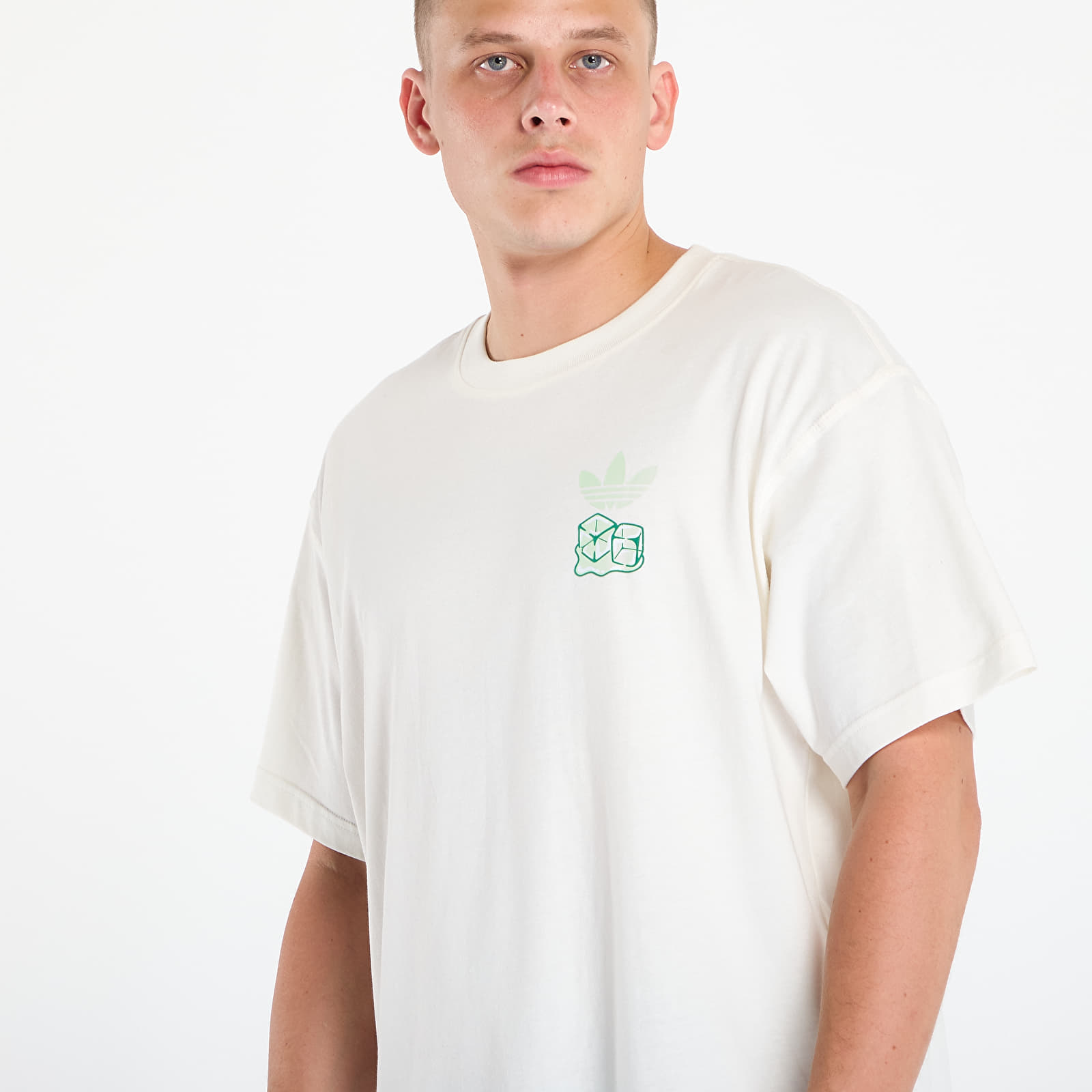 Moške majice  adidas MATCHA CLUB T-Shirt Off White
