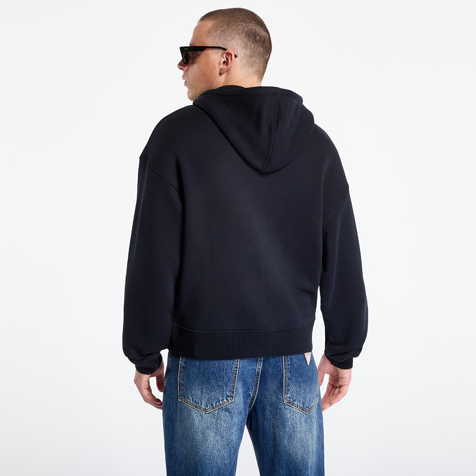 Чоловічі худі Daily Paper Boxy Zip Up Hoodie Black