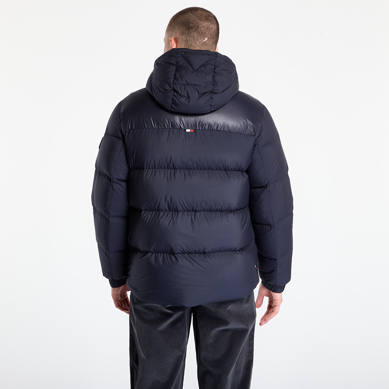 Куртки Tommy Hilfiger Mix Down Hooded Puffer Desert Sky
