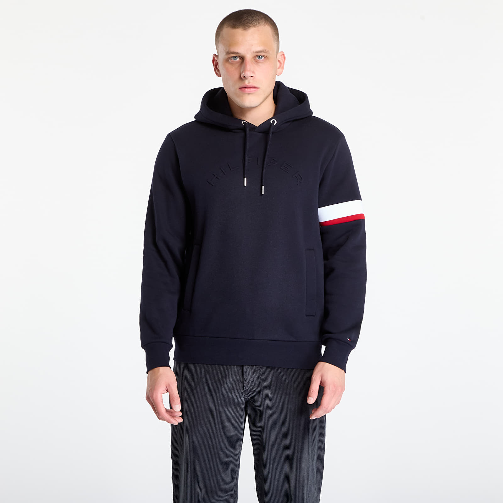 Sweatshirt Tommy Hilfiger Rwb Insert Hoodie Desert Sky M
