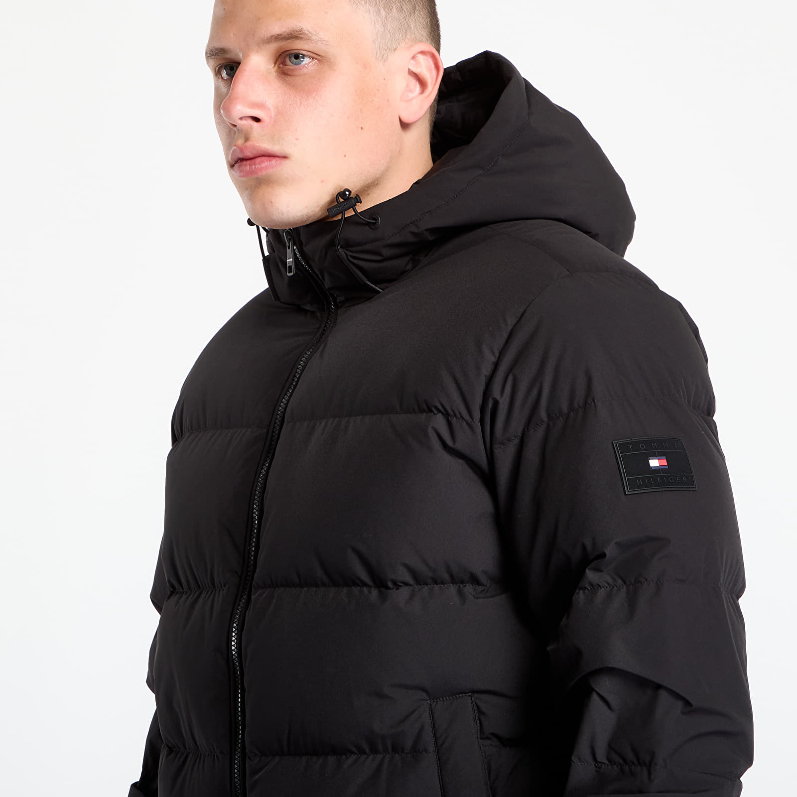 Куртки Tommy Hilfiger Down Hooded Puffer Jacket Black