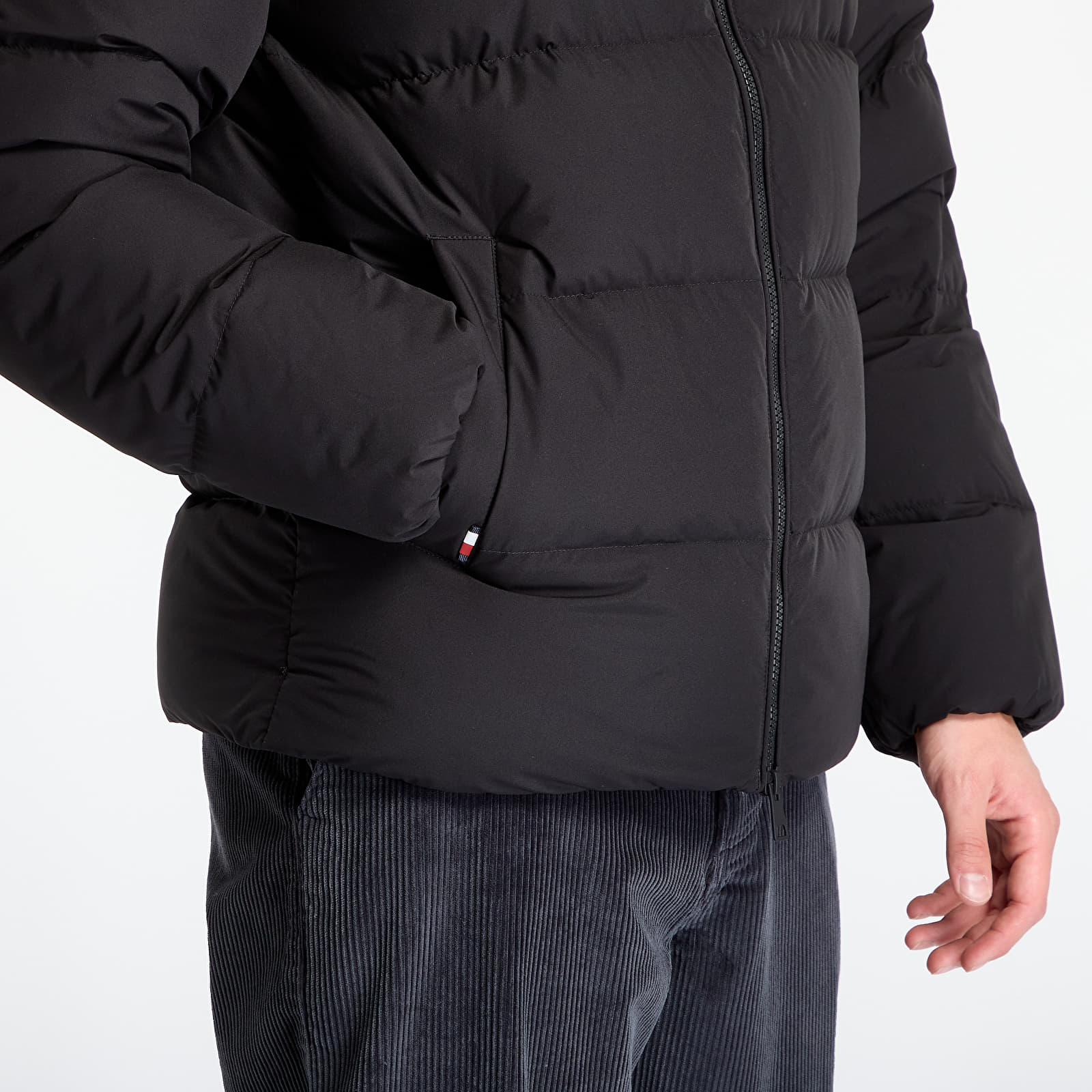 Куртки Tommy Hilfiger Down Hooded Puffer Jacket Black