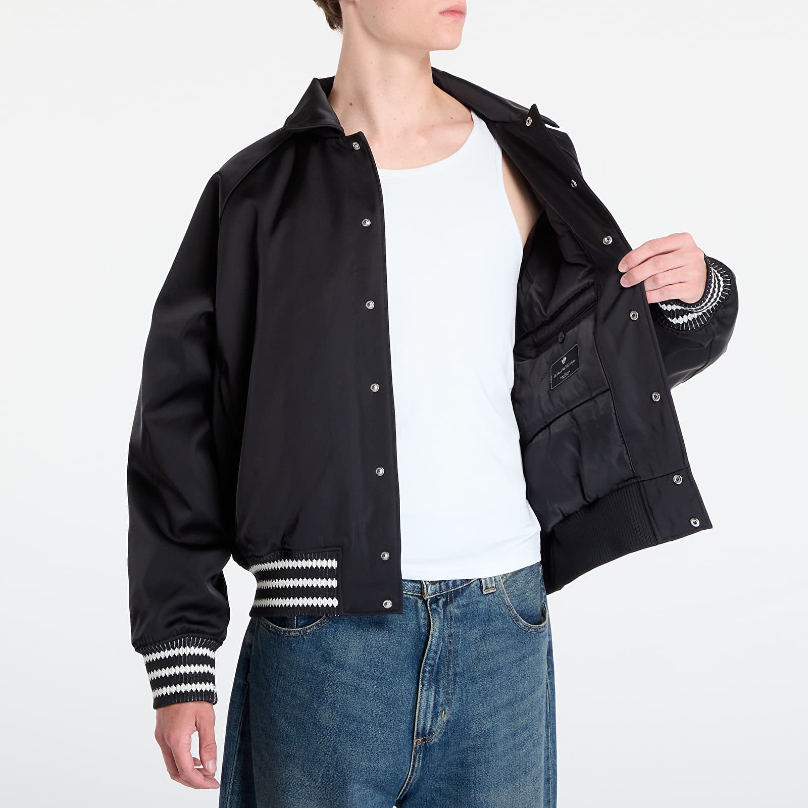 Pánské bundy adidas Premium Bomber Jacket Black