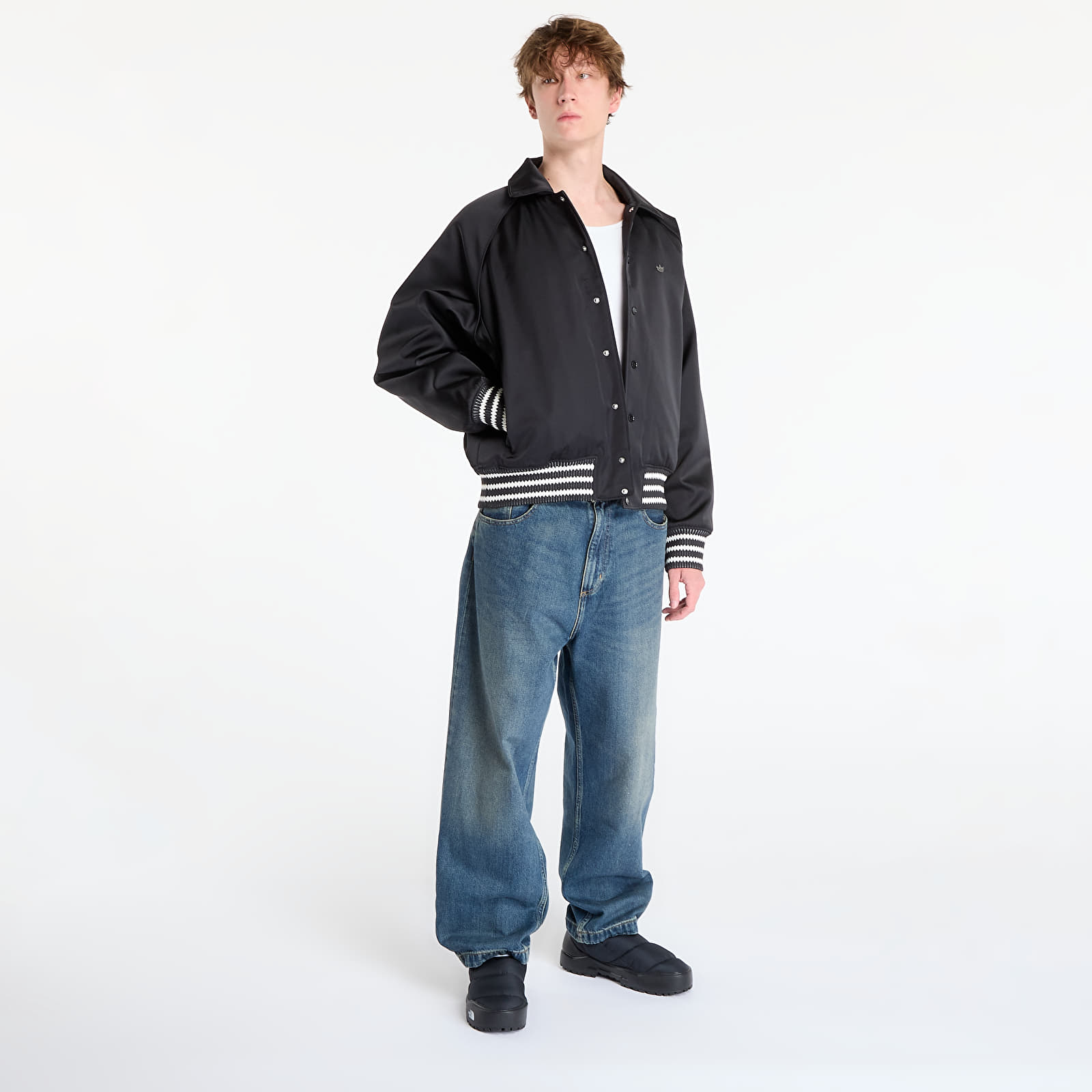 Pánské bundy adidas Premium Bomber Jacket Black