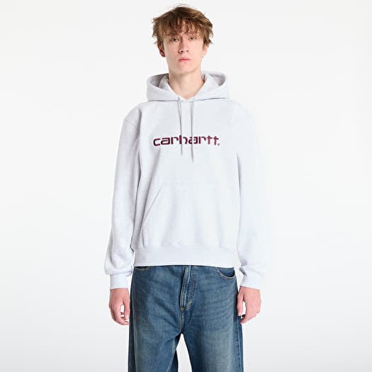 Sweatshirt Carhartt WIP Hooded Carhartt Sweat UNISEX Ash Heather/ Rondo