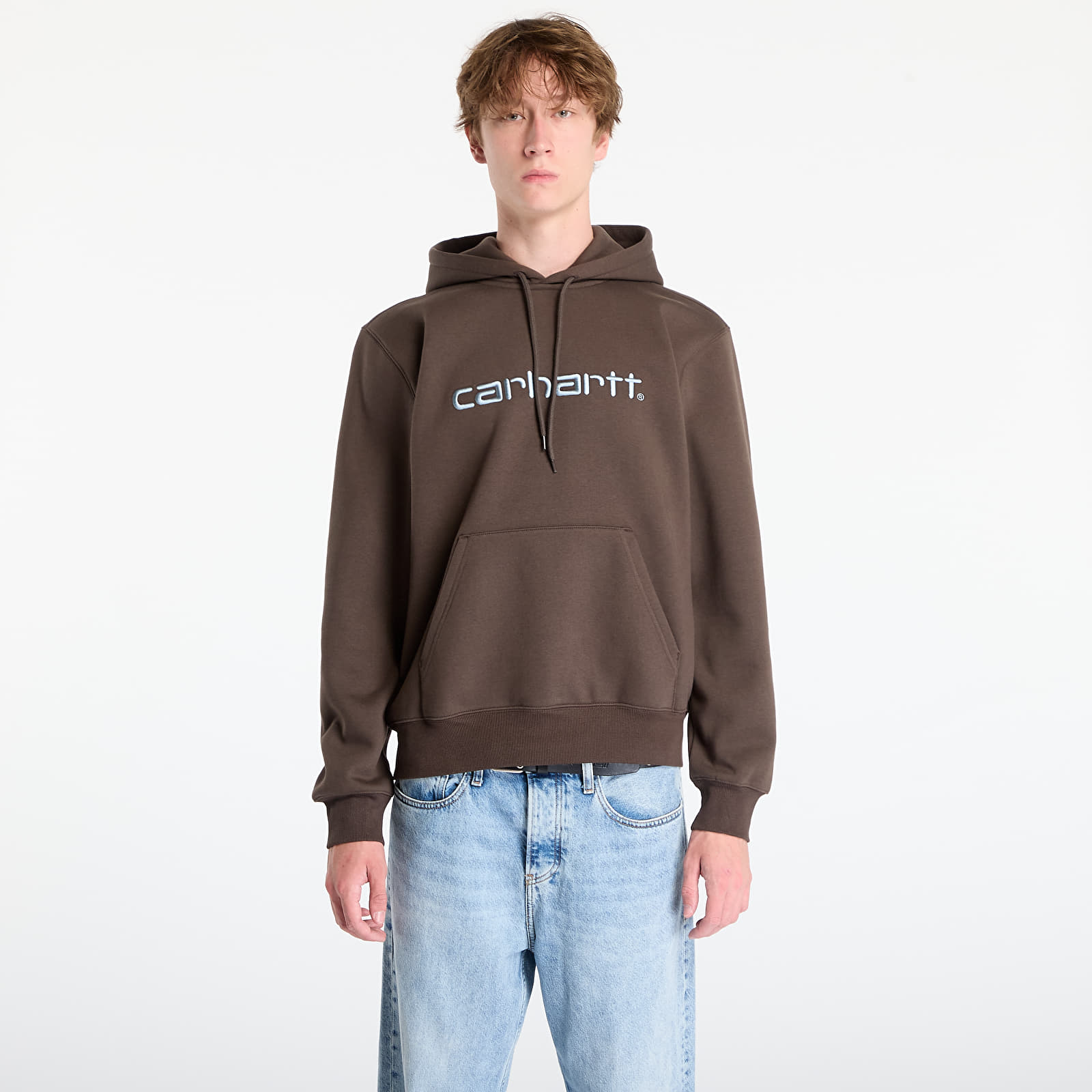 Herren-Sweatshirts Carhartt WIP Hooded Carhartt Sweat UNISEX Vitola/ Citadel