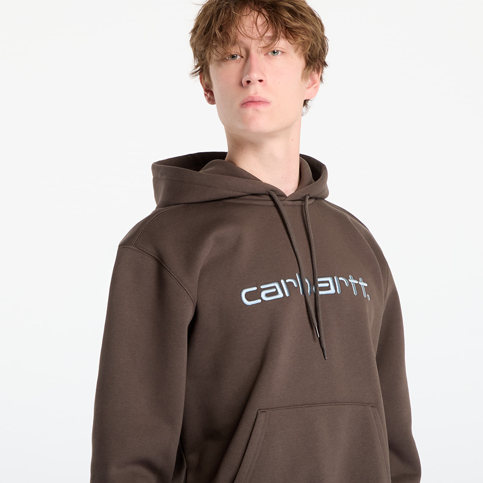 Herren-Sweatshirts Carhartt WIP Hooded Carhartt Sweat UNISEX Vitola/ Citadel